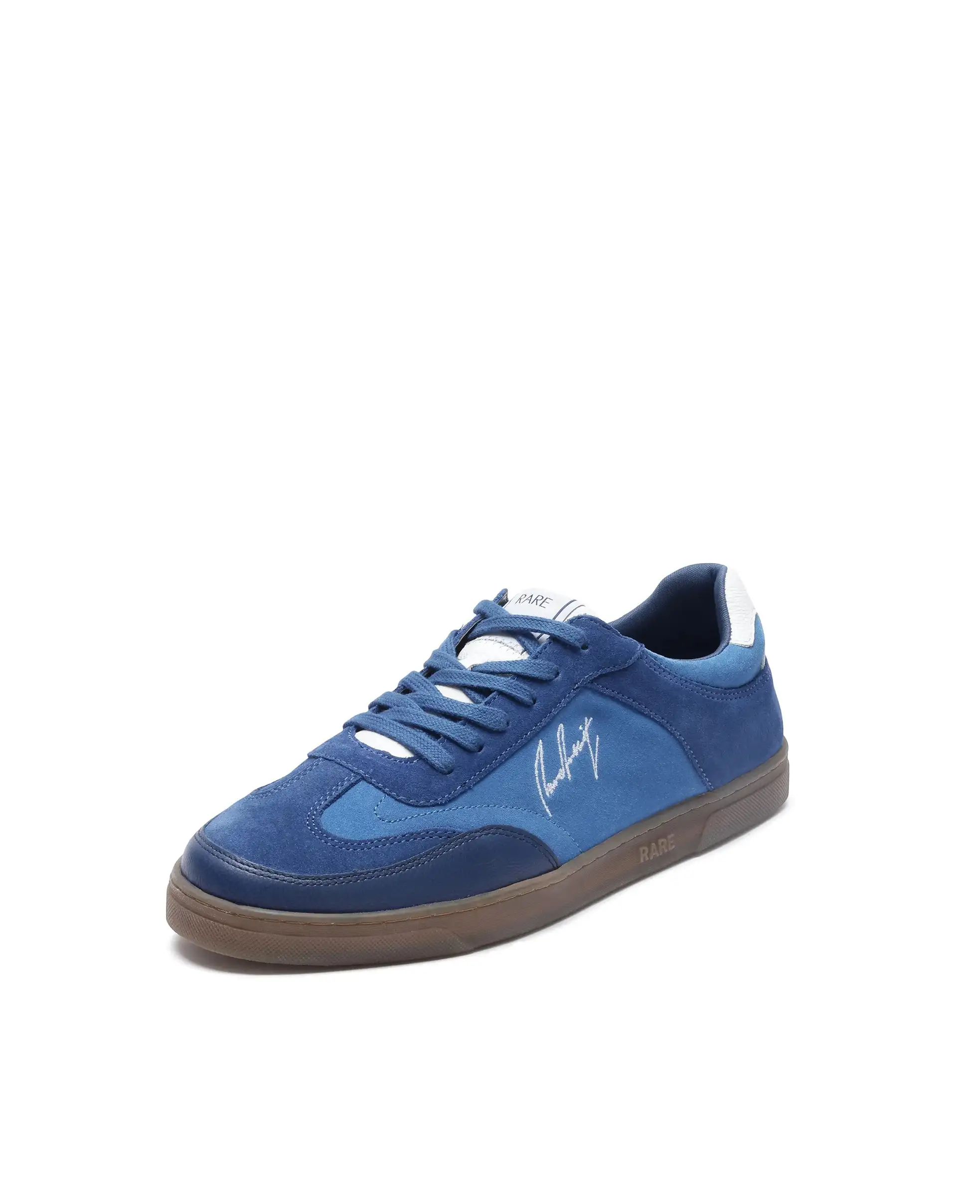 Rare Rabbit Men's Rex Blue Leather Lace-Up Closure Sneaker - Image 8