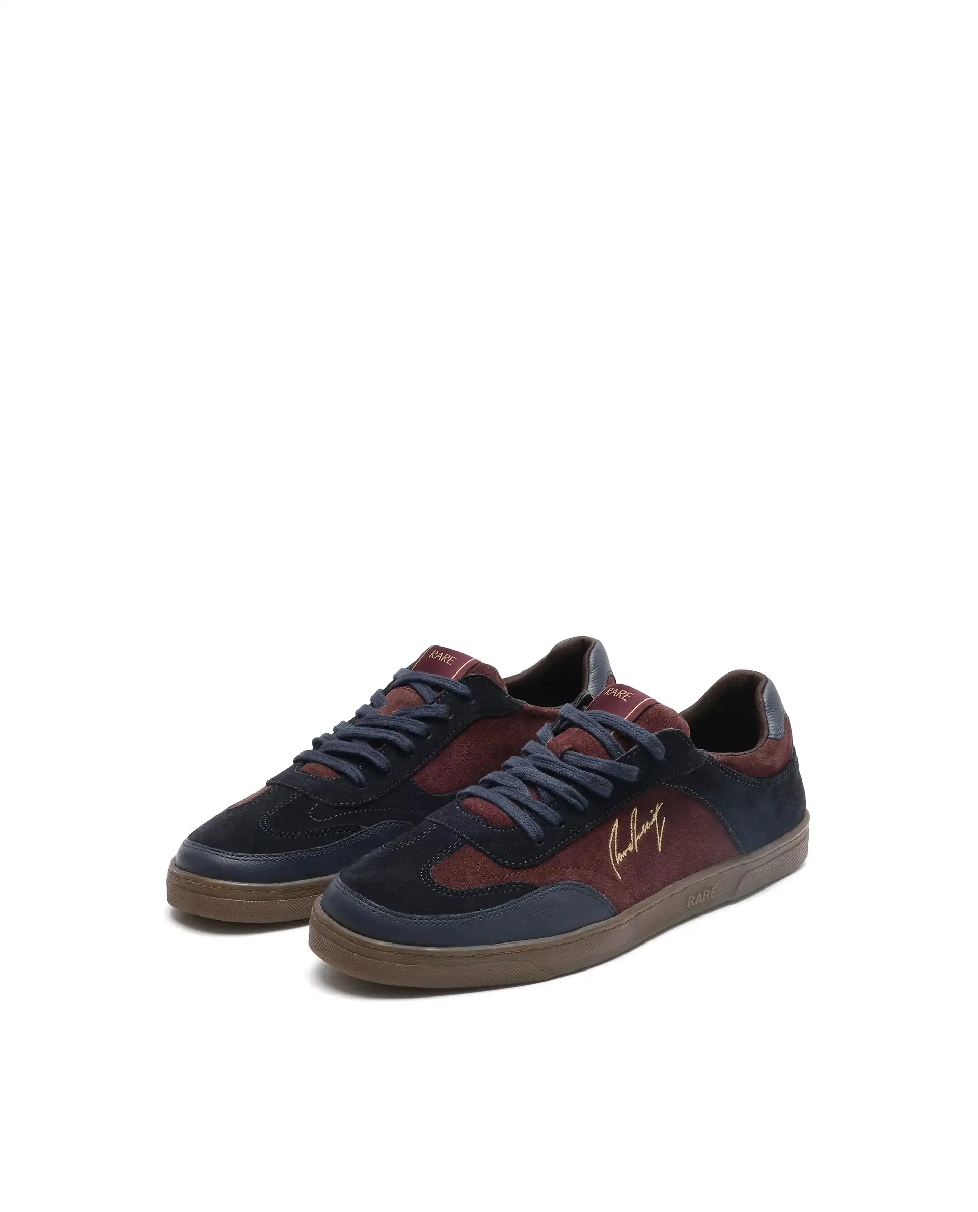 Rare Rabbit Men's Rex Brown Leather Lace-Up Closure Sneaker - Image 3