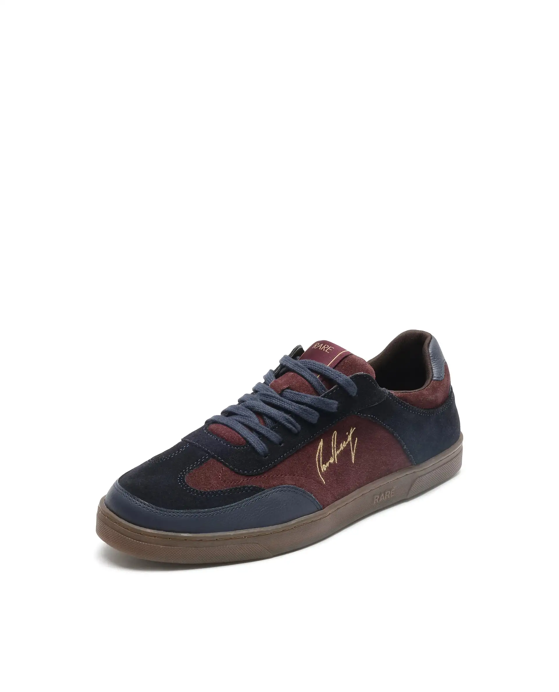 Rare Rabbit Men's Rex Brown Leather Lace-Up Closure Sneaker - Image 4