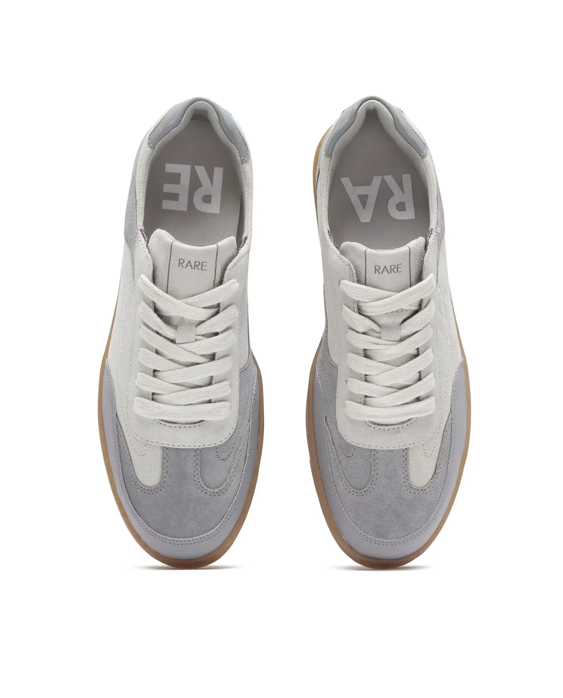 Rare Rabbit Men's Rex Grey Leather Lace-Up Closure Sneaker - Image 5