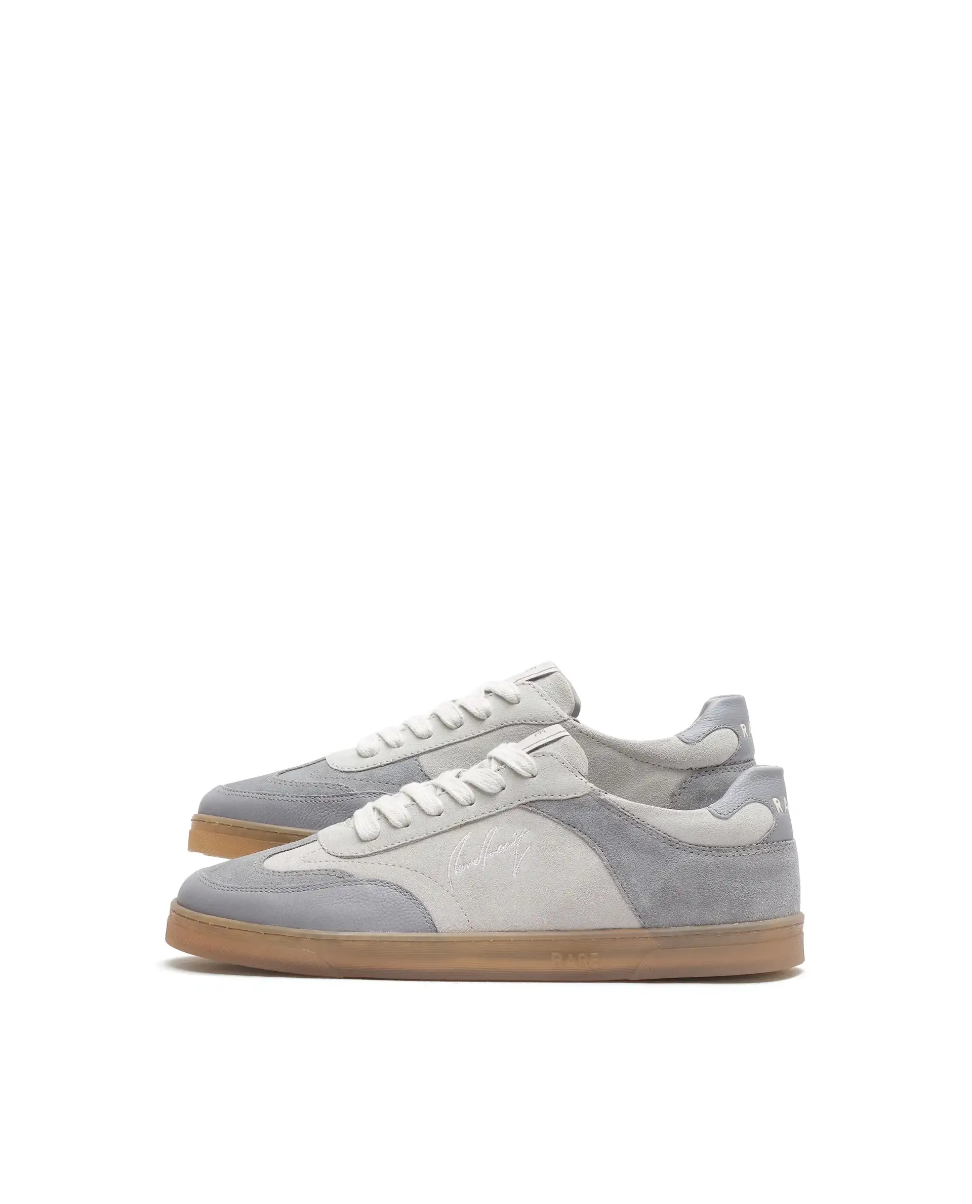 Rare Rabbit Men's Rex Grey Leather Lace-Up Closure Sneaker - Image 6