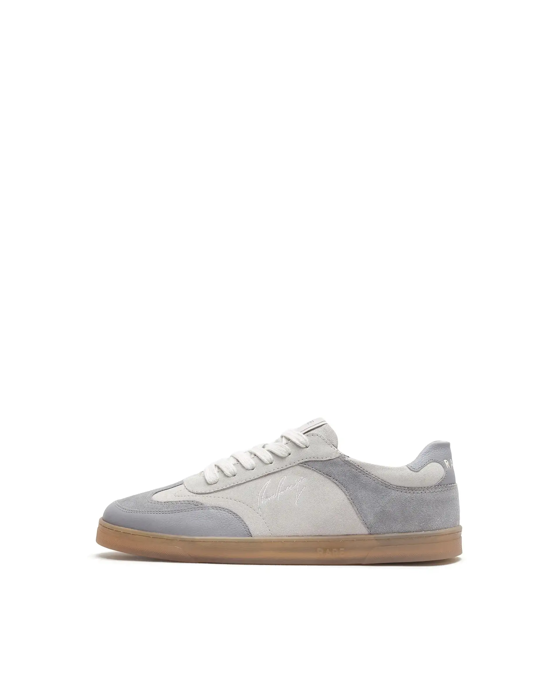 Rare Rabbit Men's Rex Grey Leather Lace-Up Closure Sneaker - Image 9