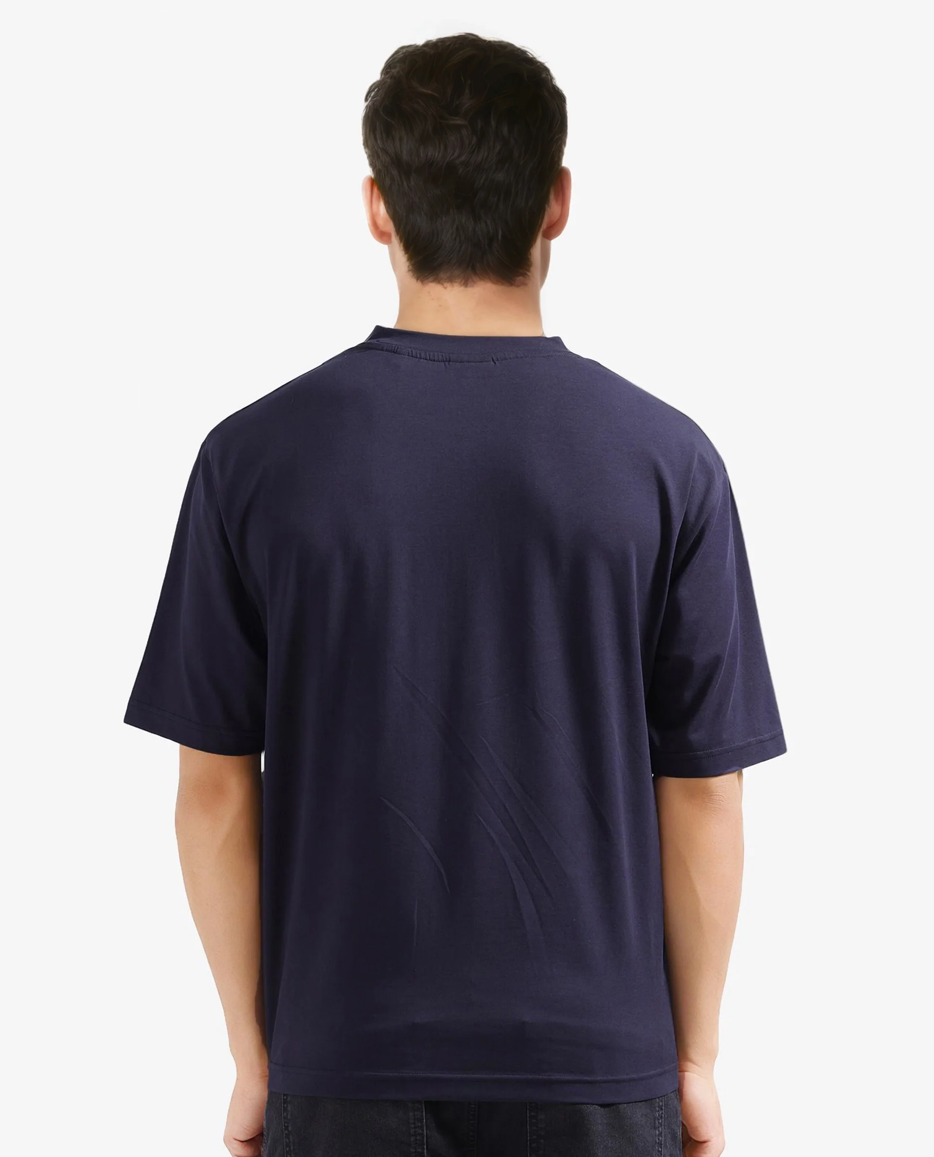 Rare Rabbit Men's Cotton Graphic Print Regular Fit Half Sleeve Crew Neck T-Shirt - Image 7