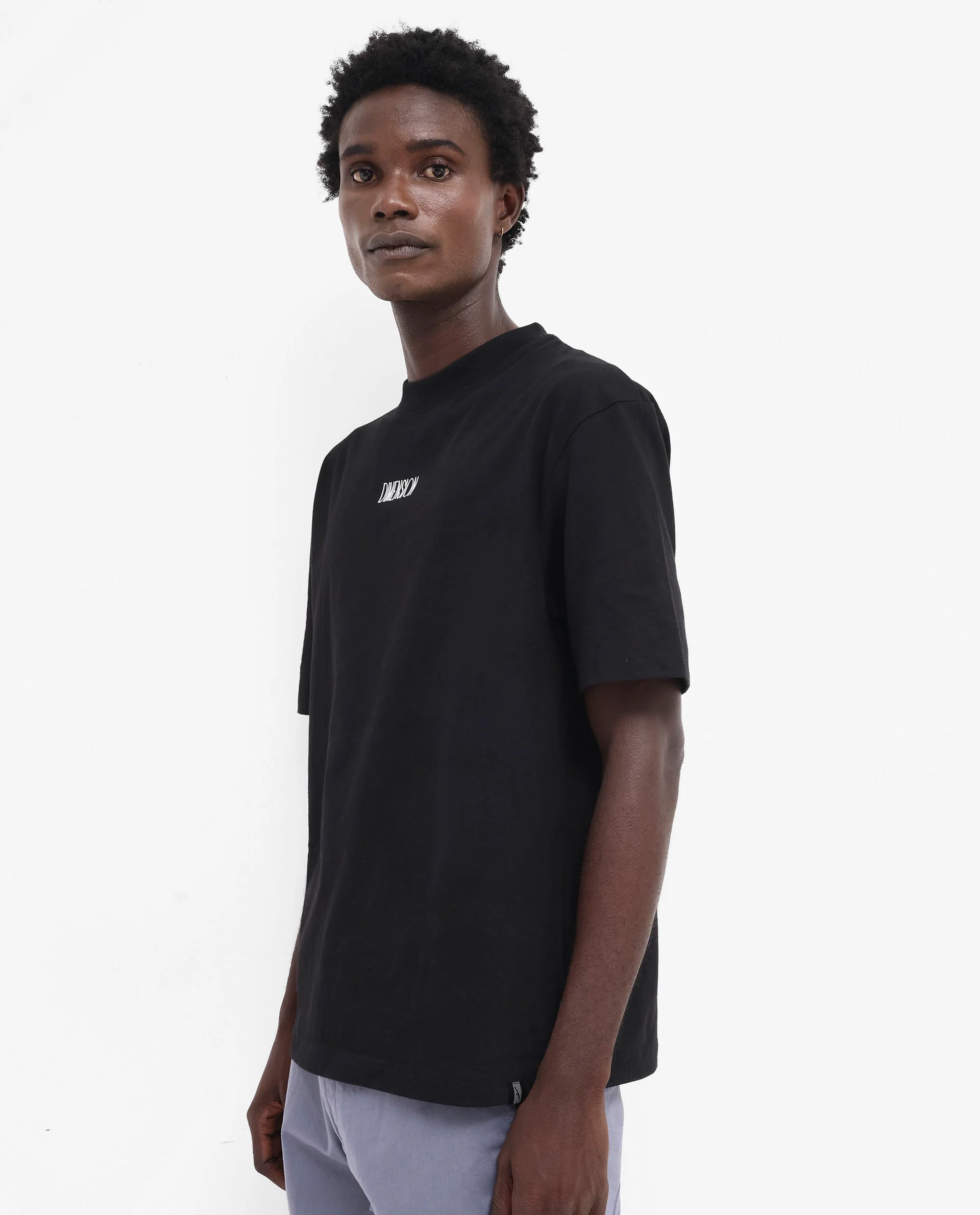Rare Rabbit Men's Ripley Black Cotton Graphic Print Oversized Fit Half Sleeve Crew Neck T-Shirt - Image 8