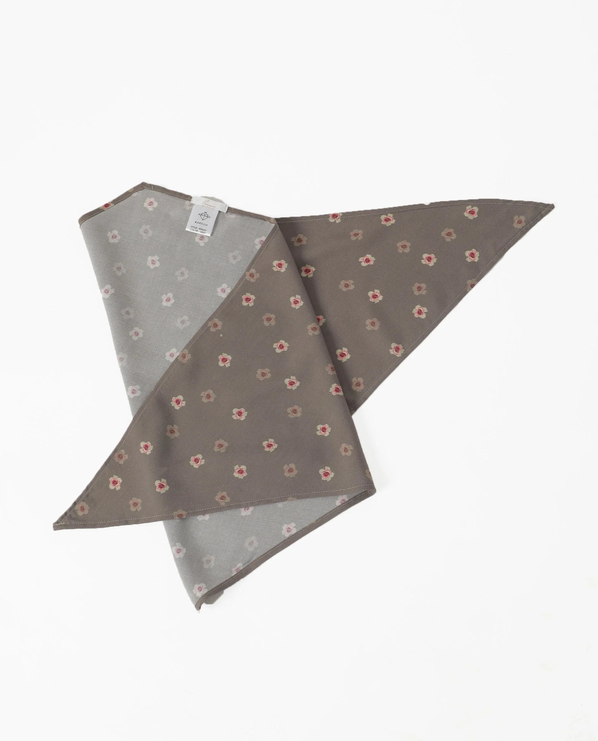 Rareism Women's Rixley Grey Floral Print Scarf - Image 4