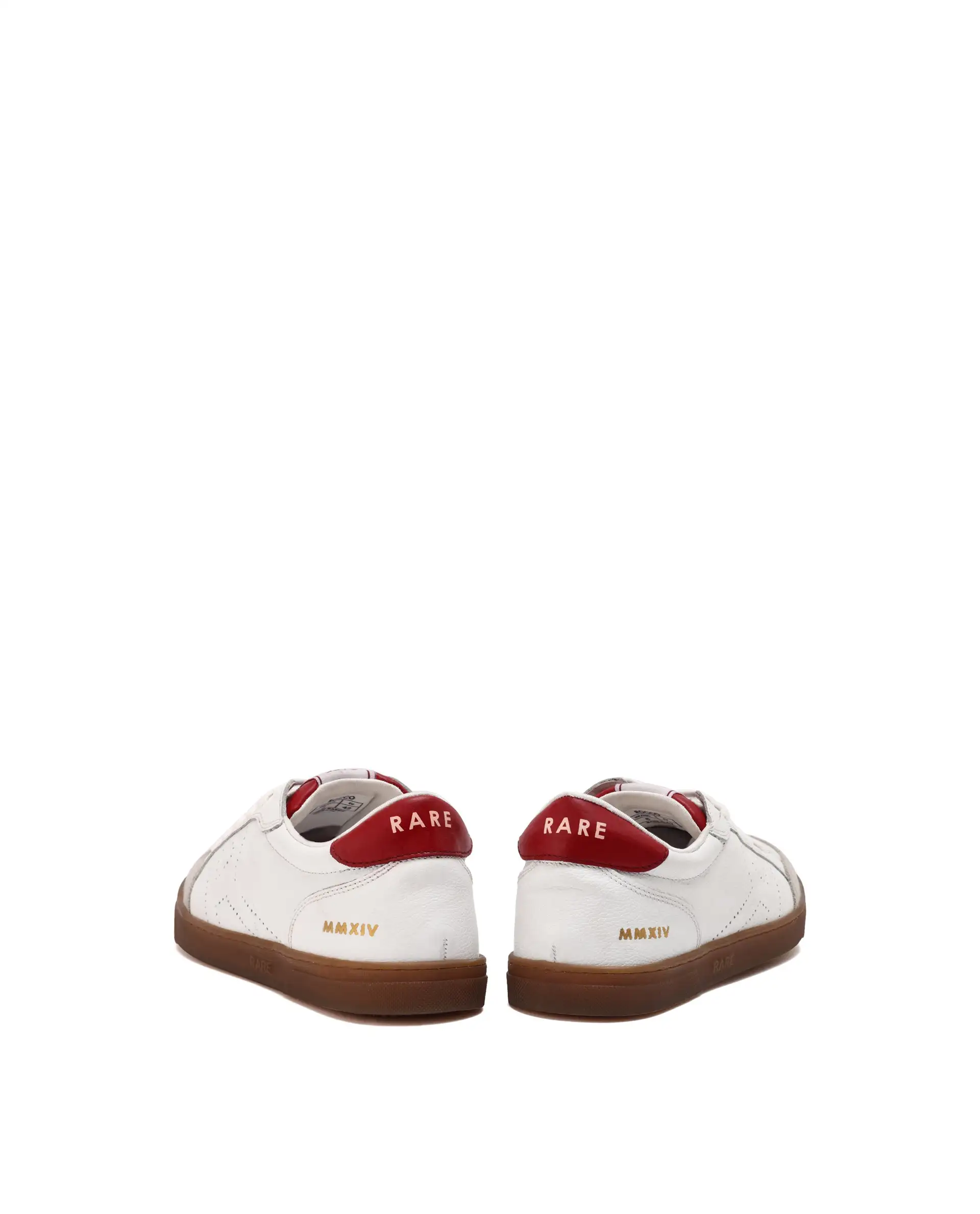 Rare Rabbit Mens Rocco Red Round Toe Low Top Perforated Lace-Up Sneaker Shoes - Image 6