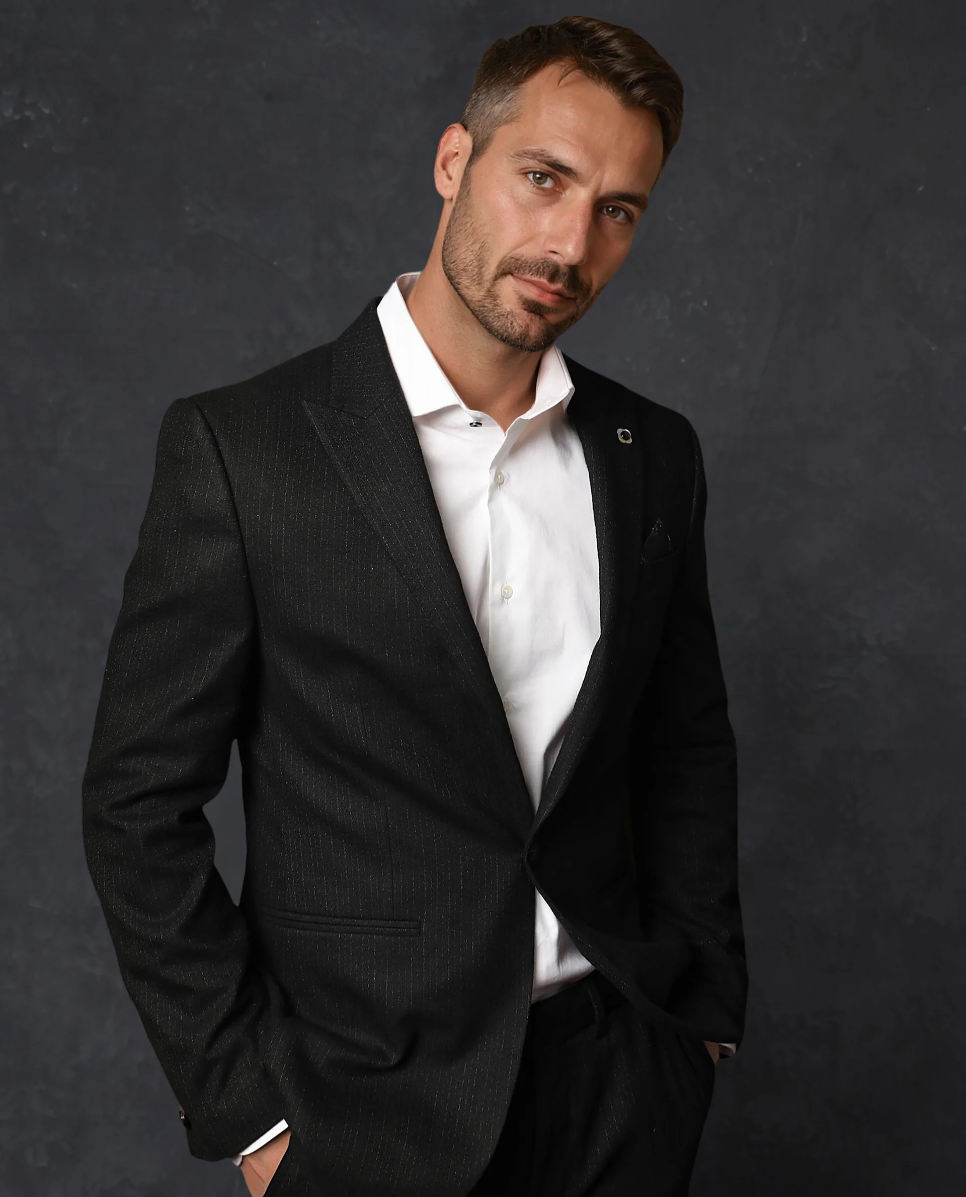 Rare Rabbit Men's Rona White Cotton Plain Tailored Fit Full Sleeve Collared Shirt - Image 6