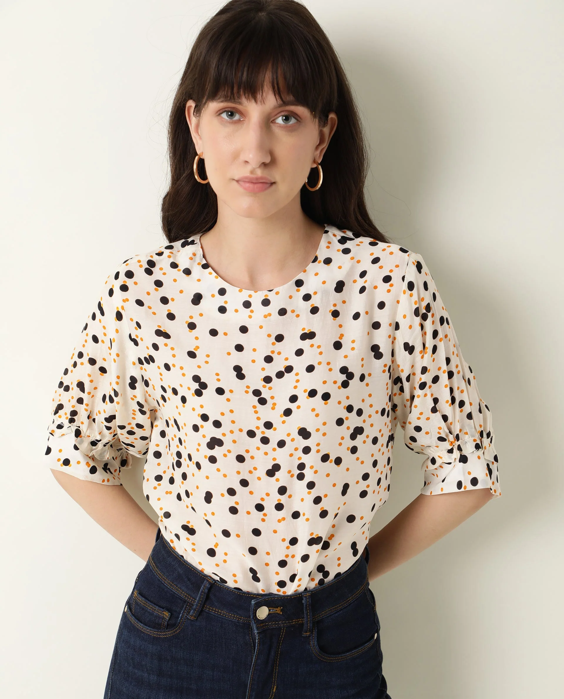 Rareism Women's Roy Orange Top - Image 4