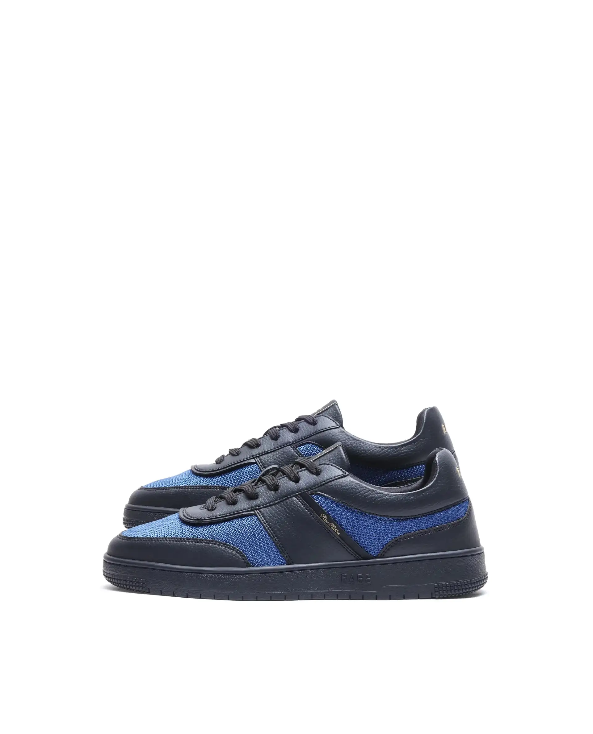 Rare Rabbit Men's Rubo Blue Micro Leather Sneaker - Image 2