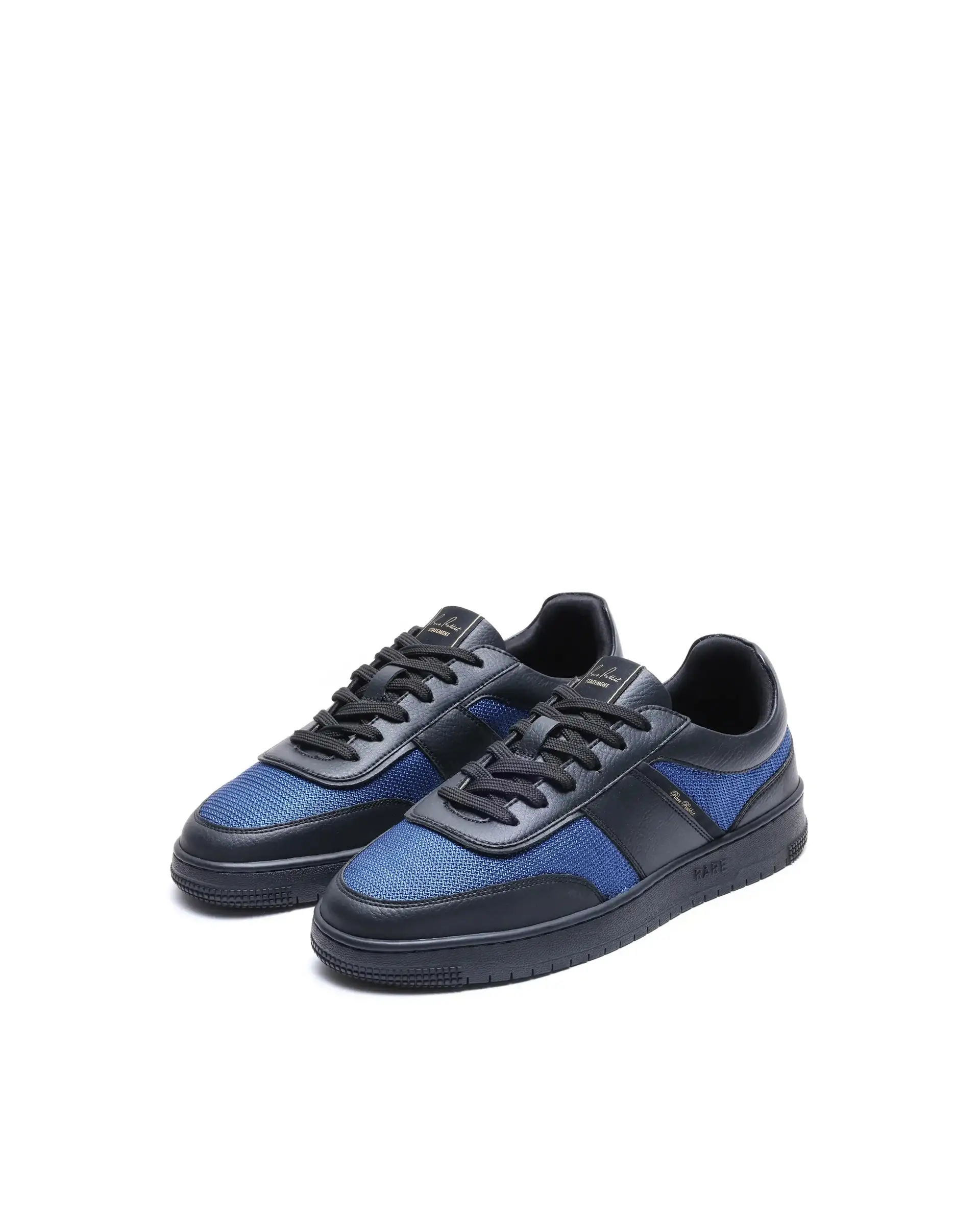 Rare Rabbit Men's Rubo Blue Micro Leather Sneaker - Image 3
