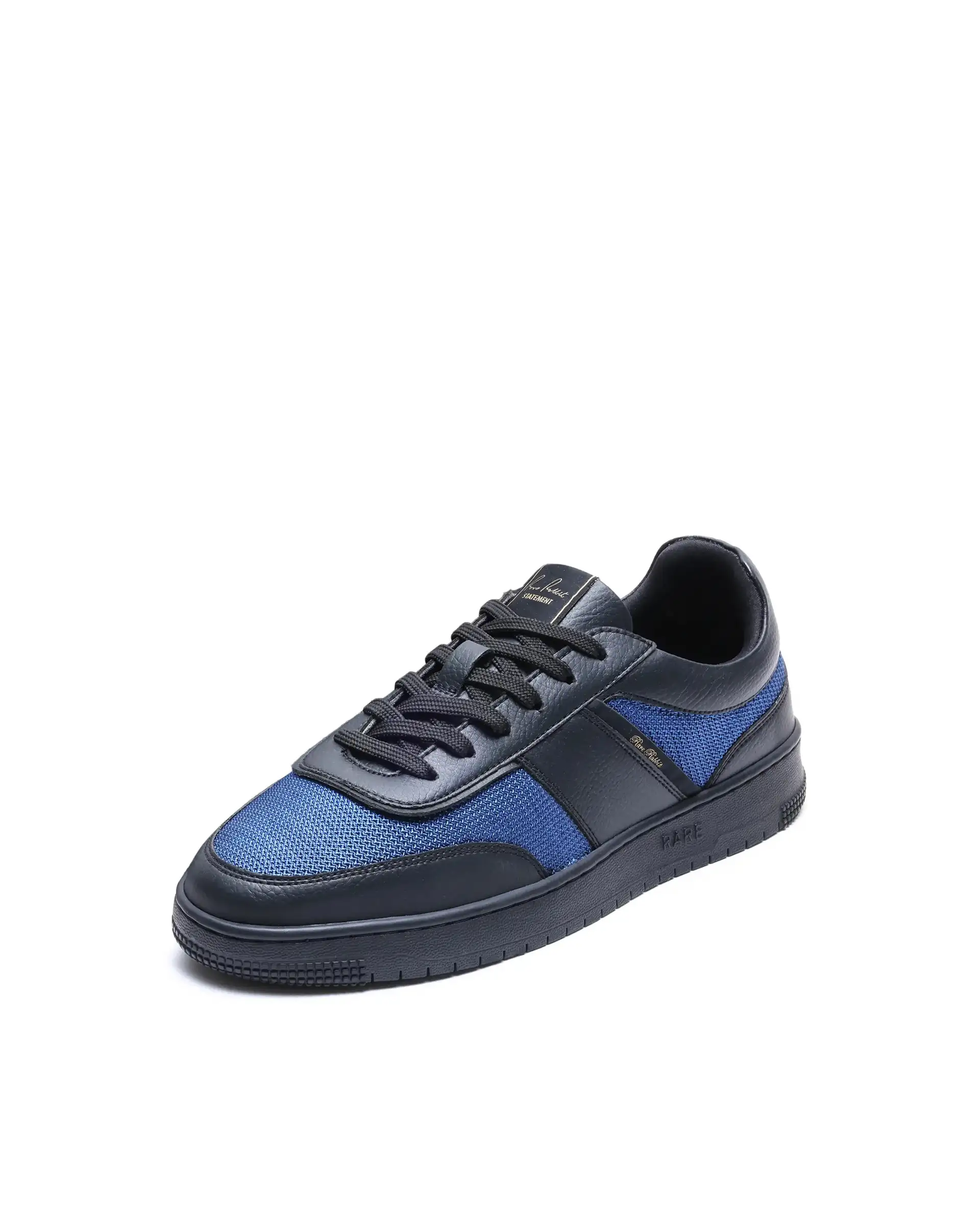 Rare Rabbit Men's Rubo Blue Micro Leather Sneaker - Image 4