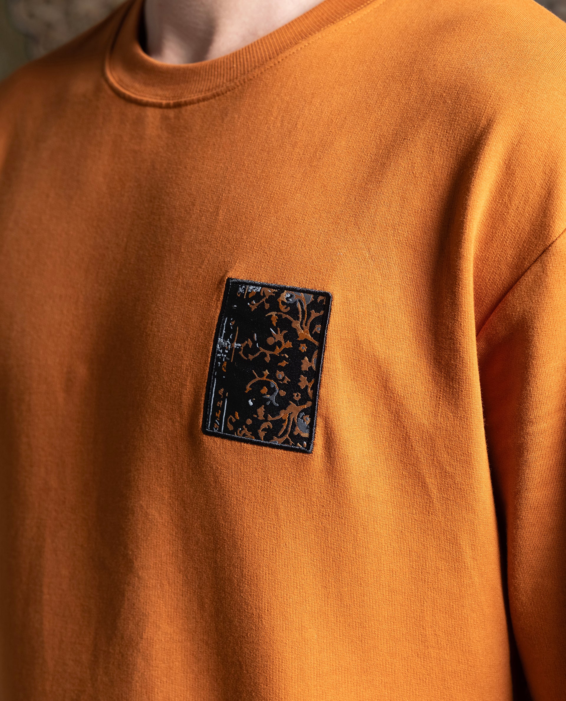 Rare Rabbit Men's Rugy Rust Cotton Graphic Print Qlo Fit Half Sleeve Crew Neck T-Shirt - Image 7