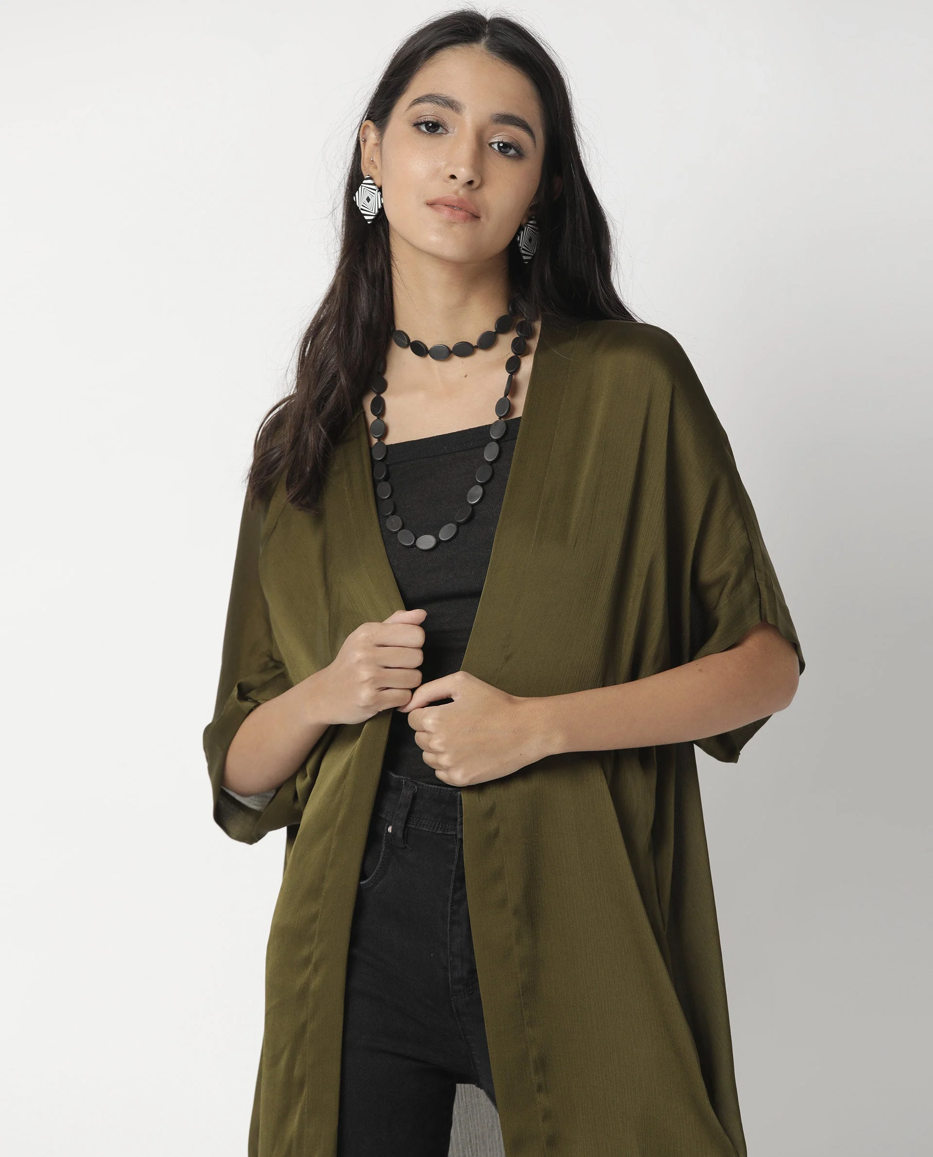 Rareism Women's Saga Green Outer Wear - Image 10