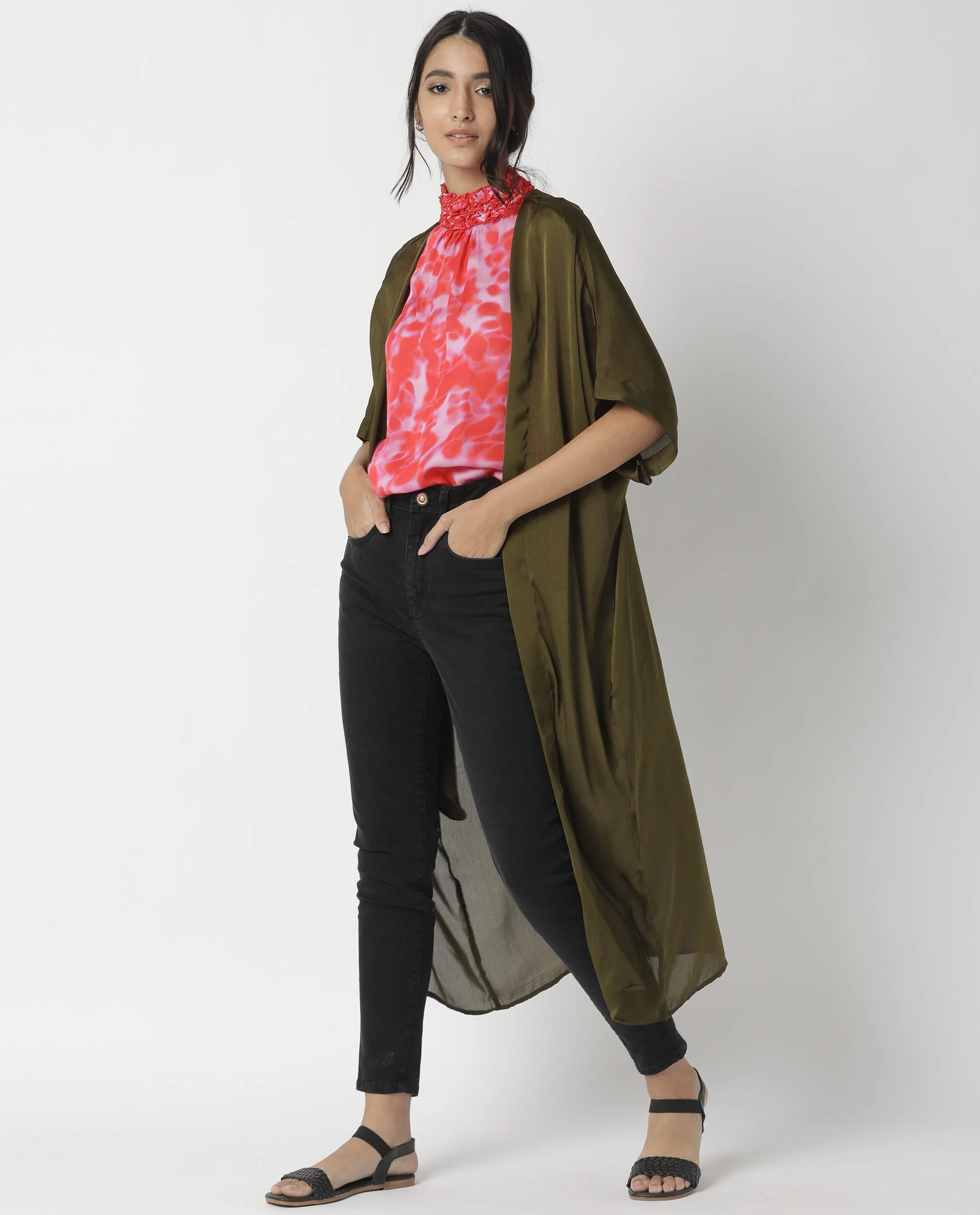 Rareism Women's Saga Green Outer Wear - Image 11