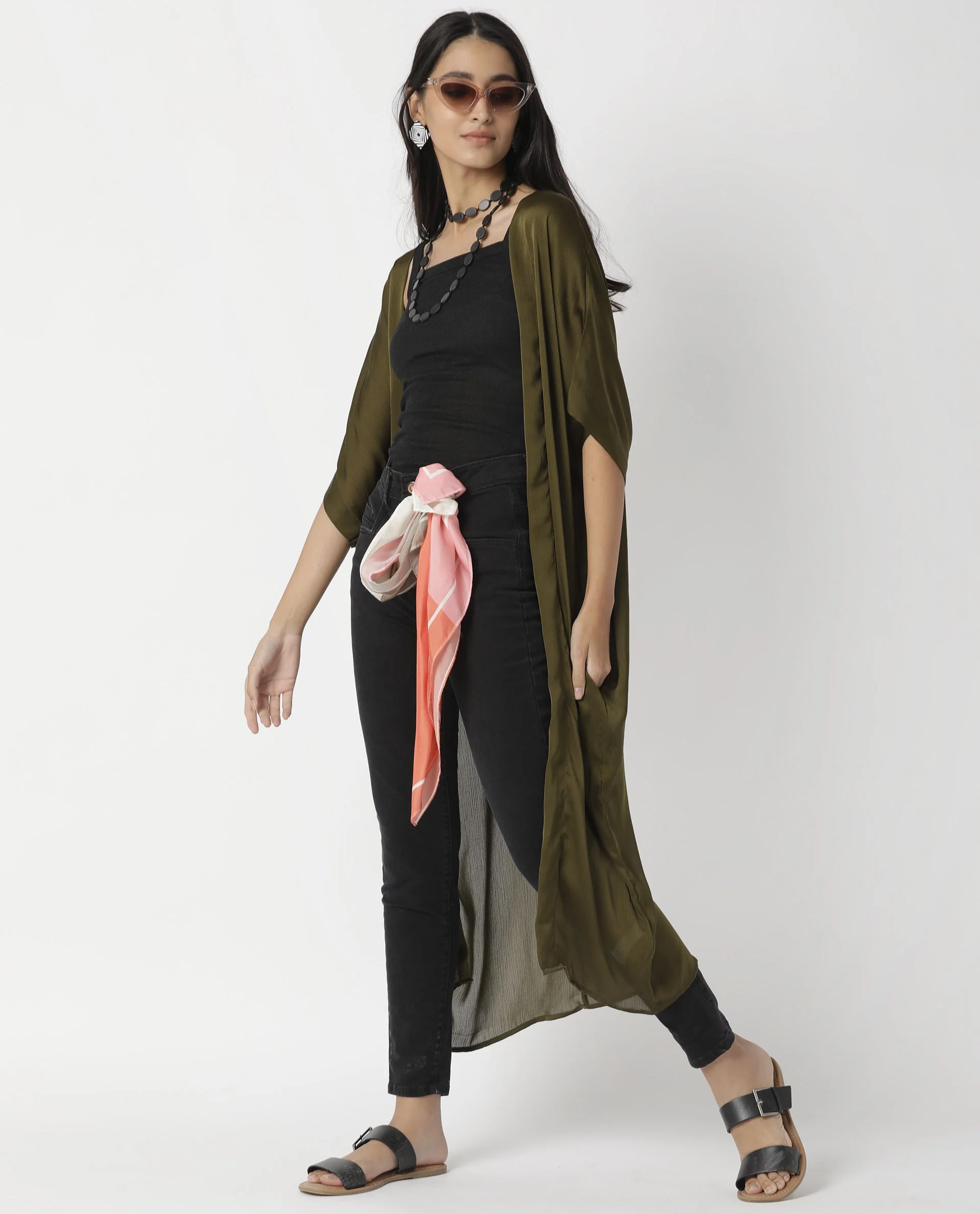 Rareism Women's Saga Green Outer Wear - Image 13