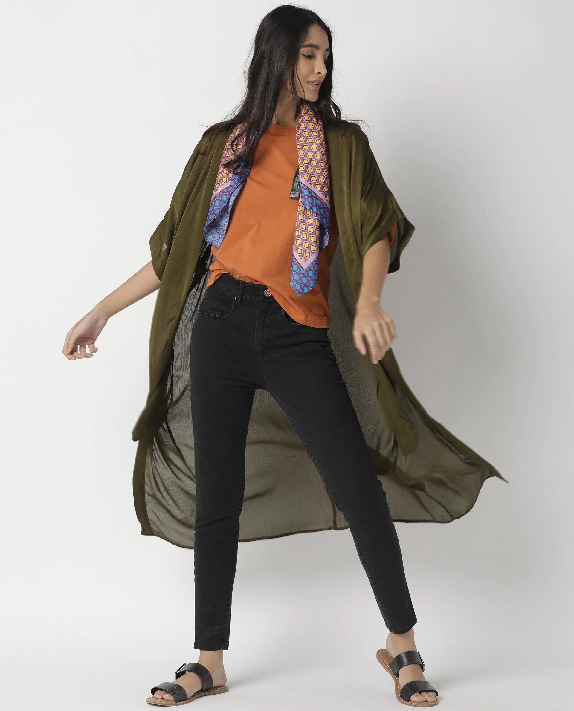 Rareism Women's Saga Green Outer Wear - Image 14