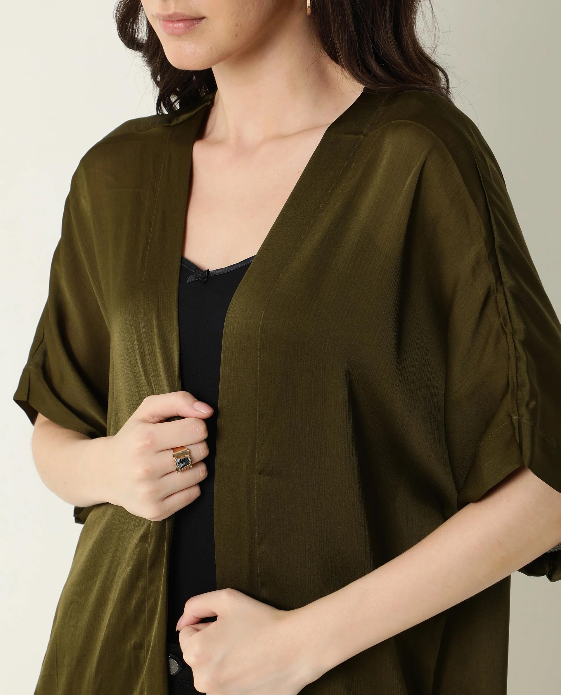Rareism Women's Saga Green Outer Wear - Image 3