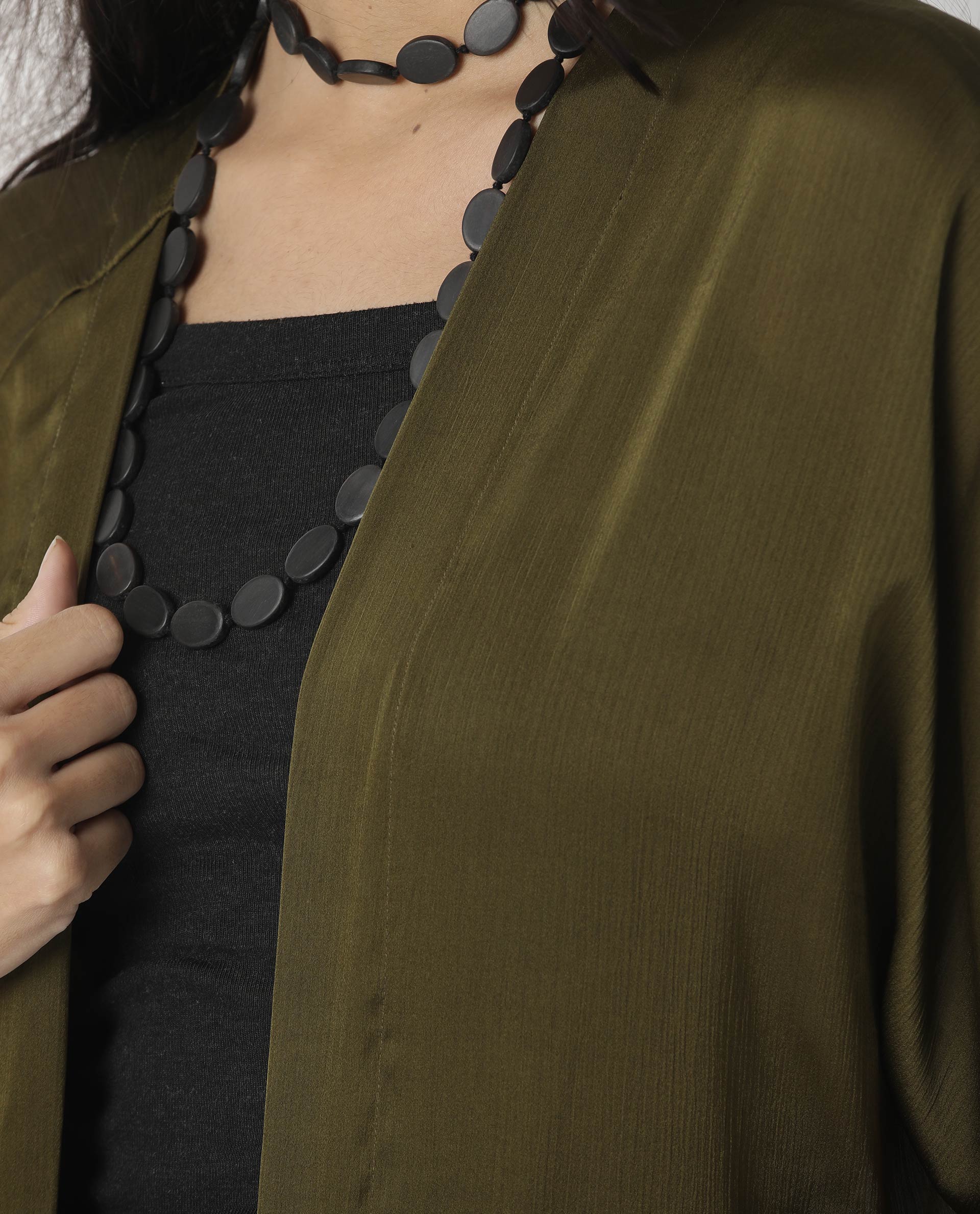 Rareism Women's Saga Green Outer Wear - Image 5