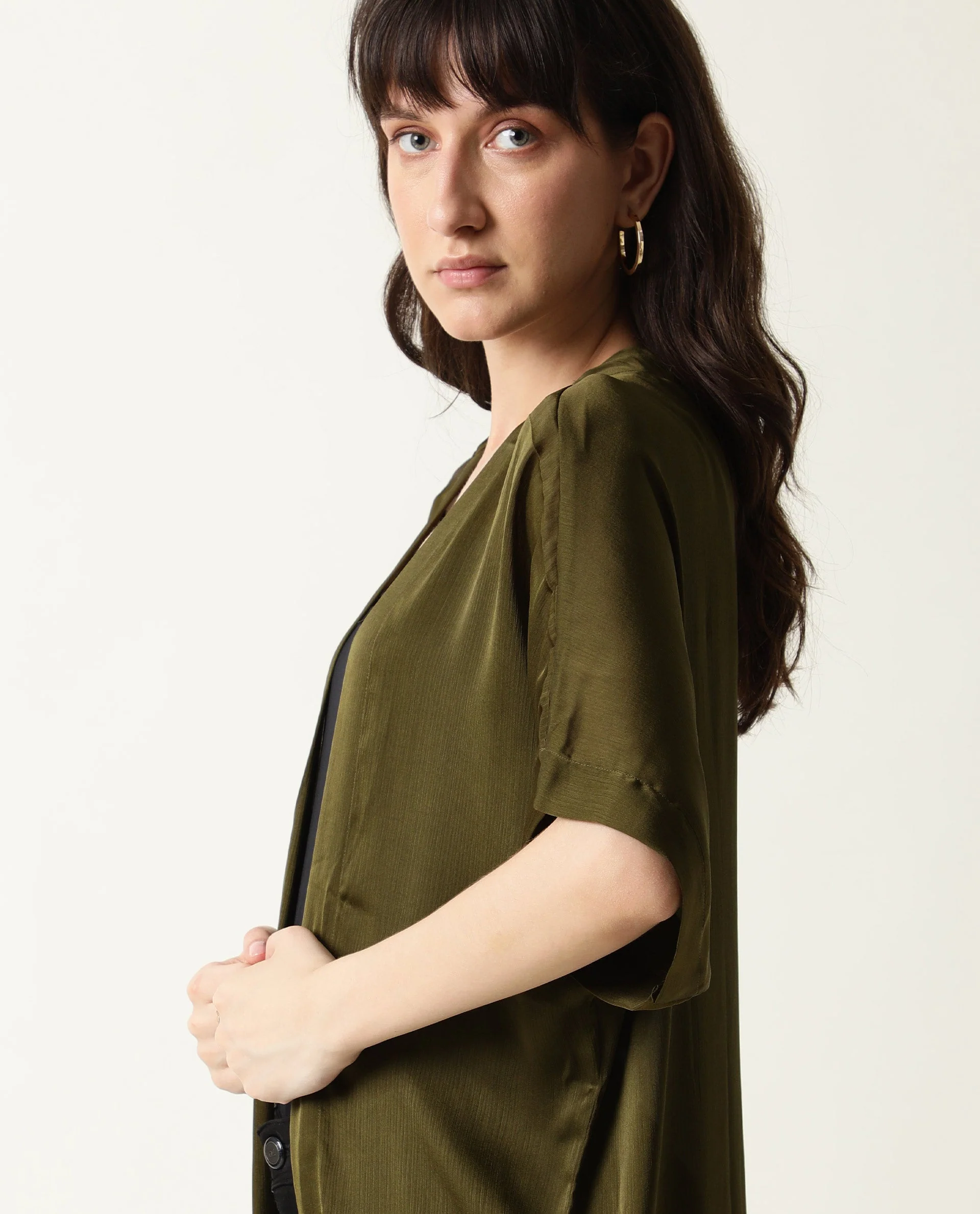 Rareism Women's Saga Green Outer Wear - Image 6