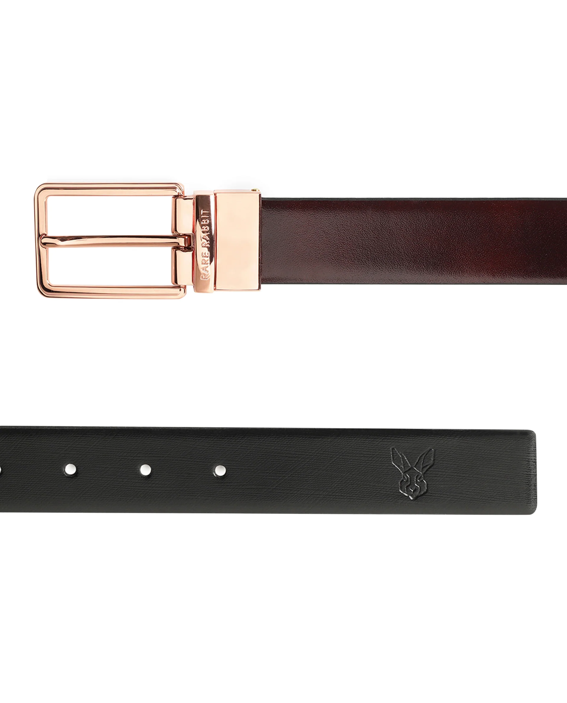 Rare Rabbit Men's Saint Brown Belt Leather - Image 5