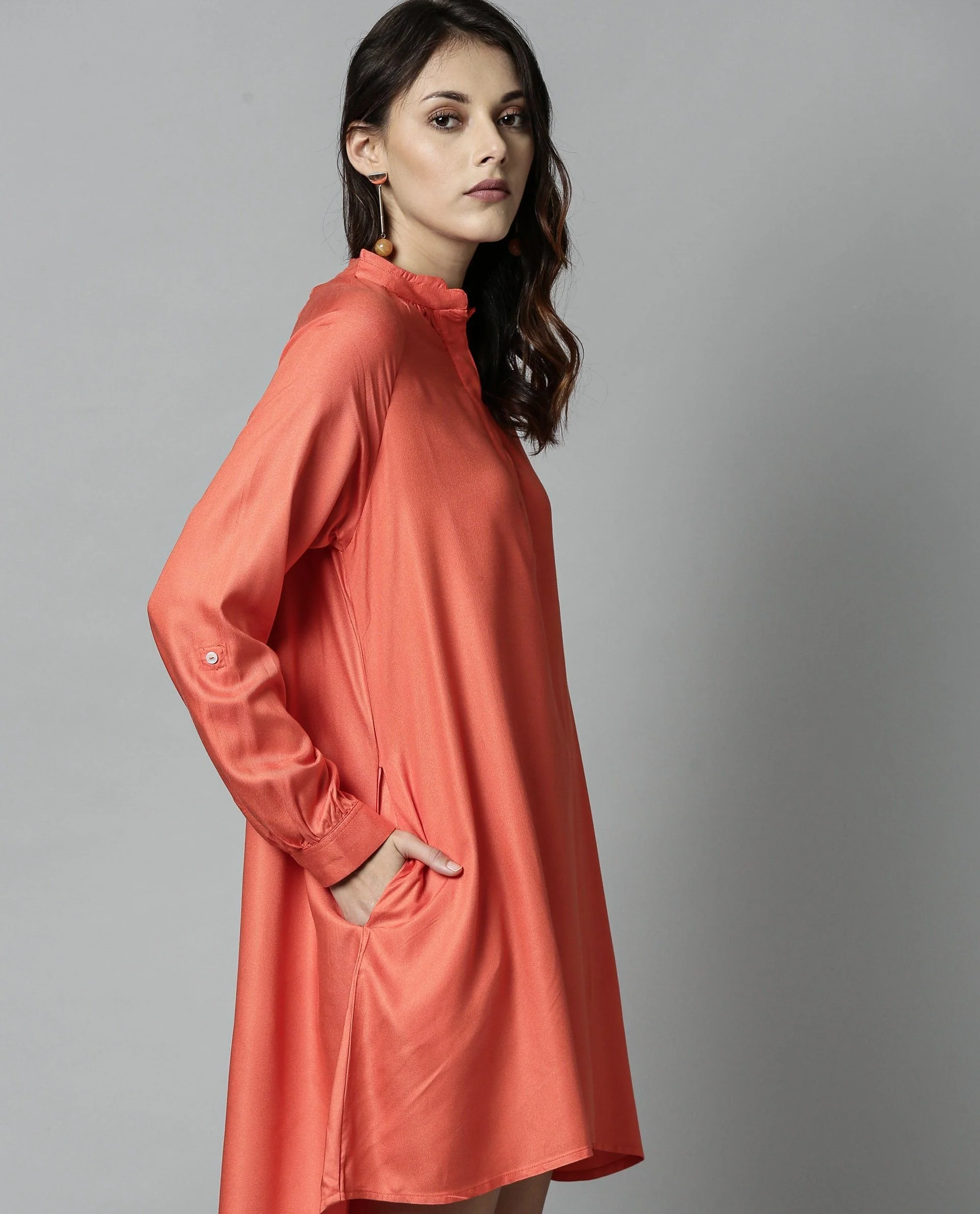 Rareism Women's Salt Orange Dress - Image 3