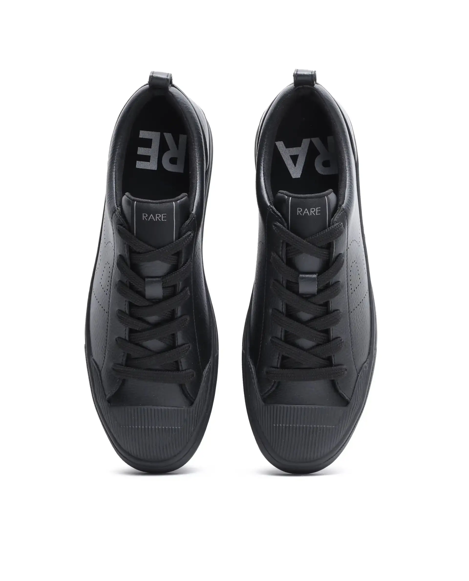 Rare Rabbit Men's Sauron 25 Black Micro Leather Sneaker - Image 5