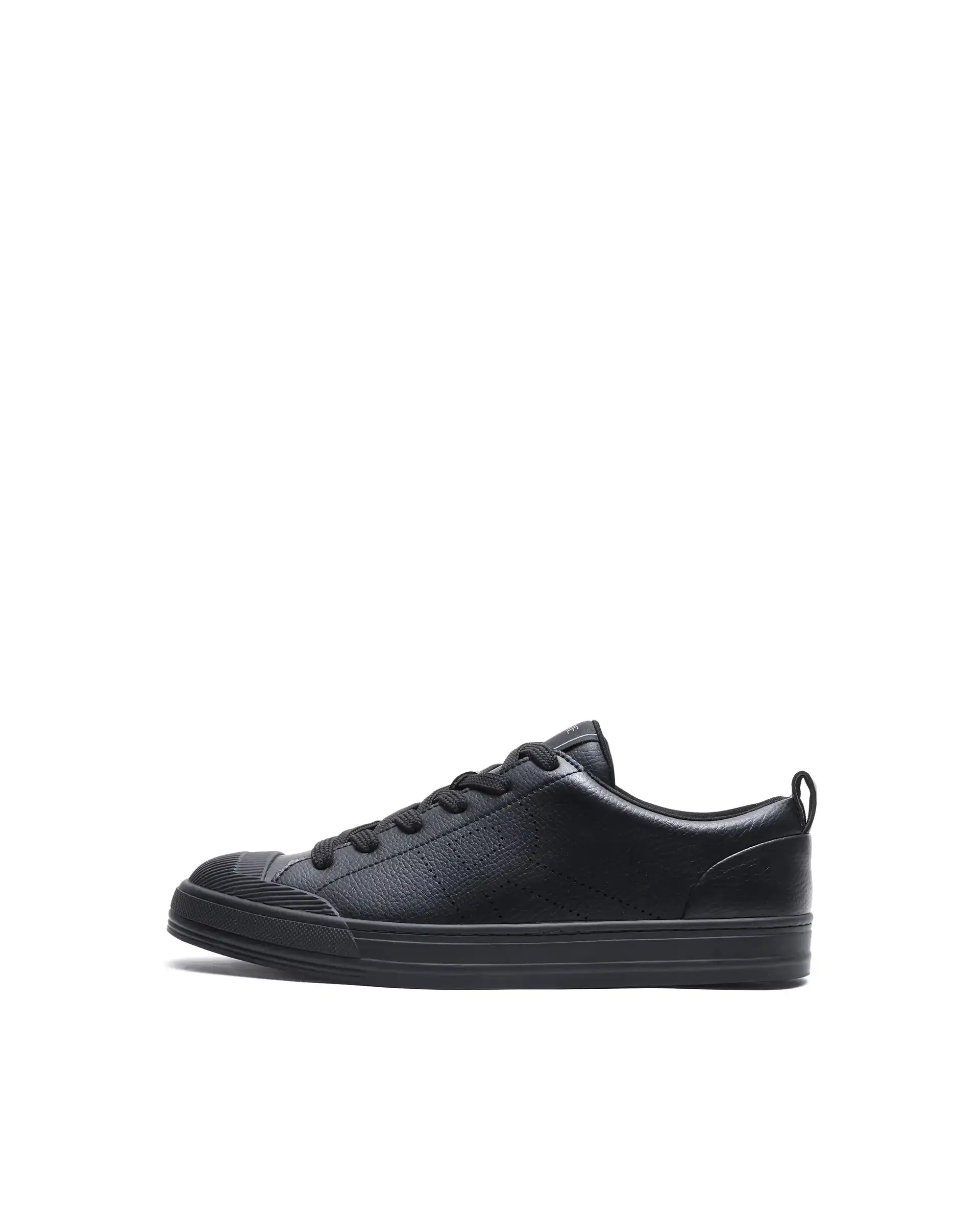 Rare Rabbit Men's Sauron 25 Black Micro Leather Sneaker - Image 8