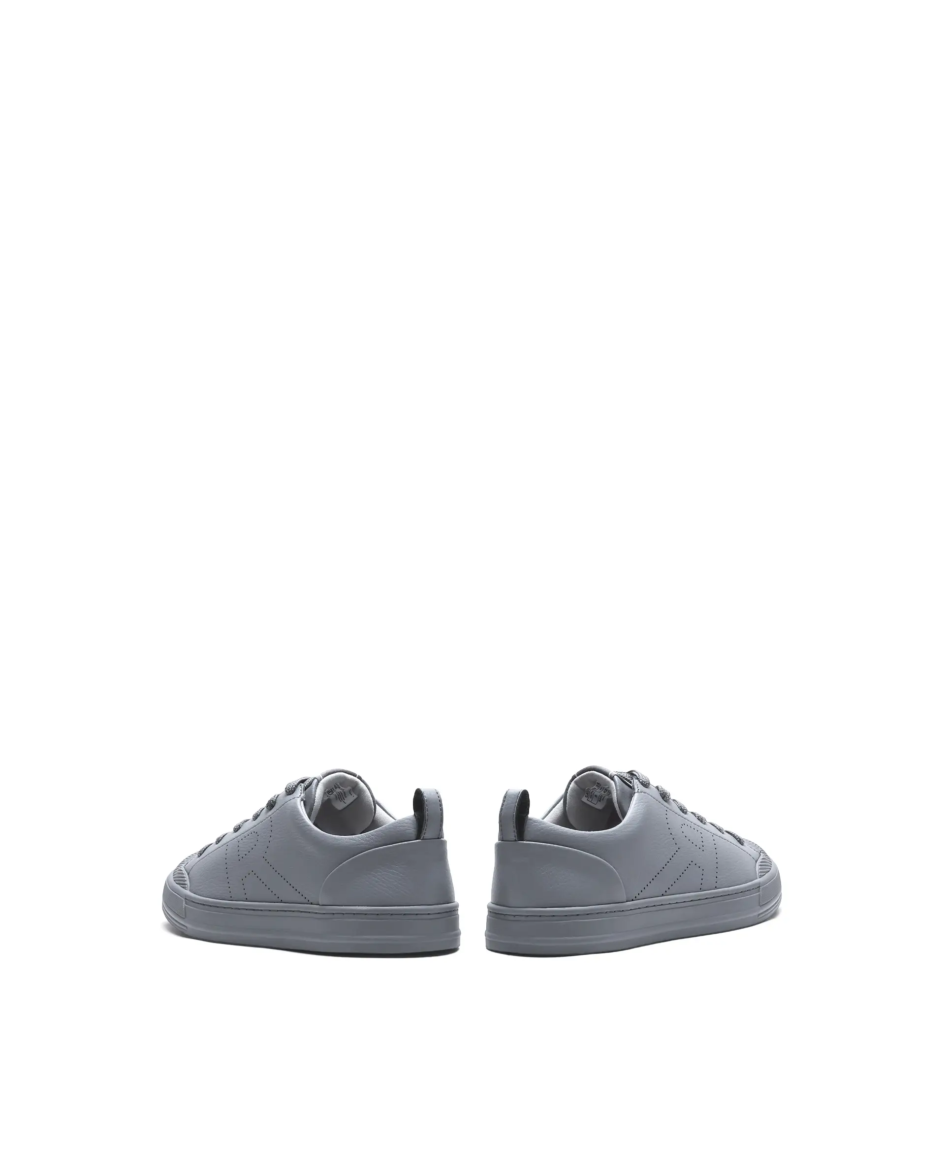 Rare Rabbit Men's Sauron 25 Dark Grey Micro Leather Sneaker - Image 7