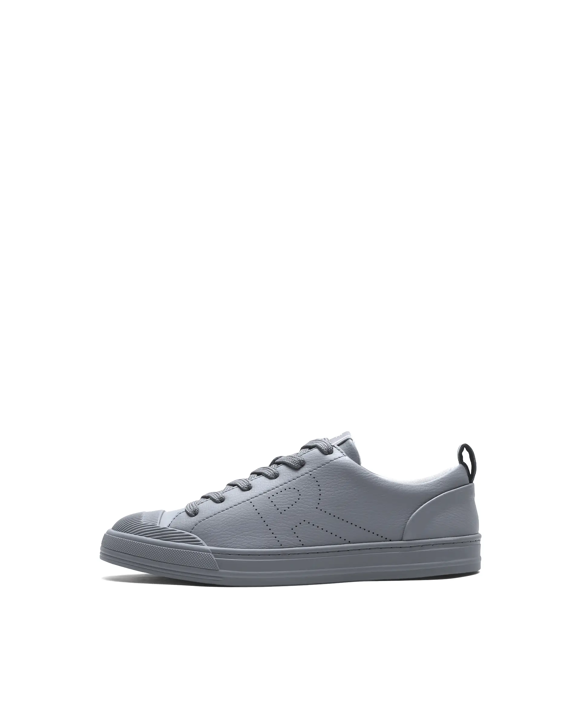 Rare Rabbit Men's Sauron 25 Dark Grey Micro Leather Sneaker - Image 8