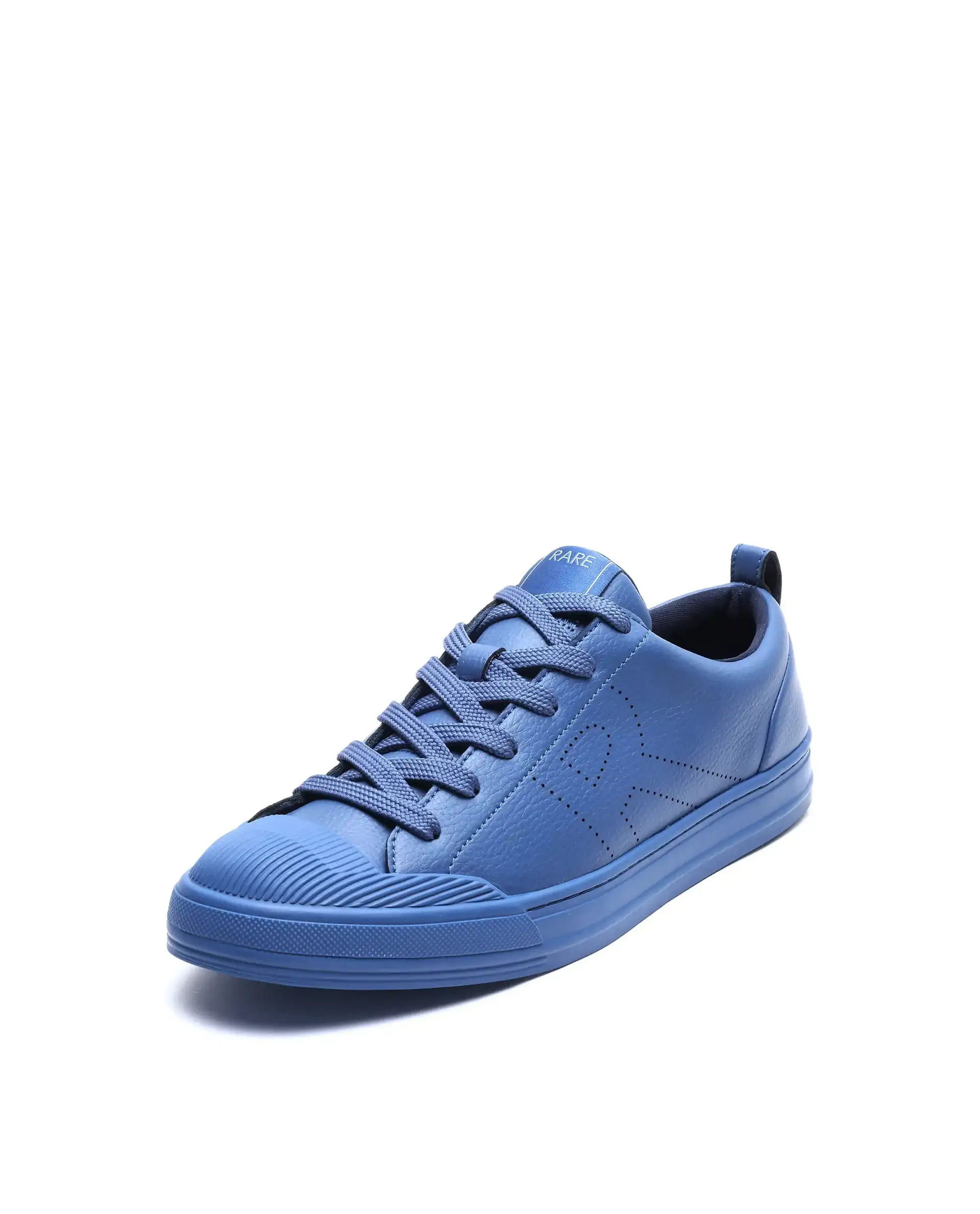 Rare Rabbit Men's Sauron 25 Navy Micro Leather Sneaker - Image 4