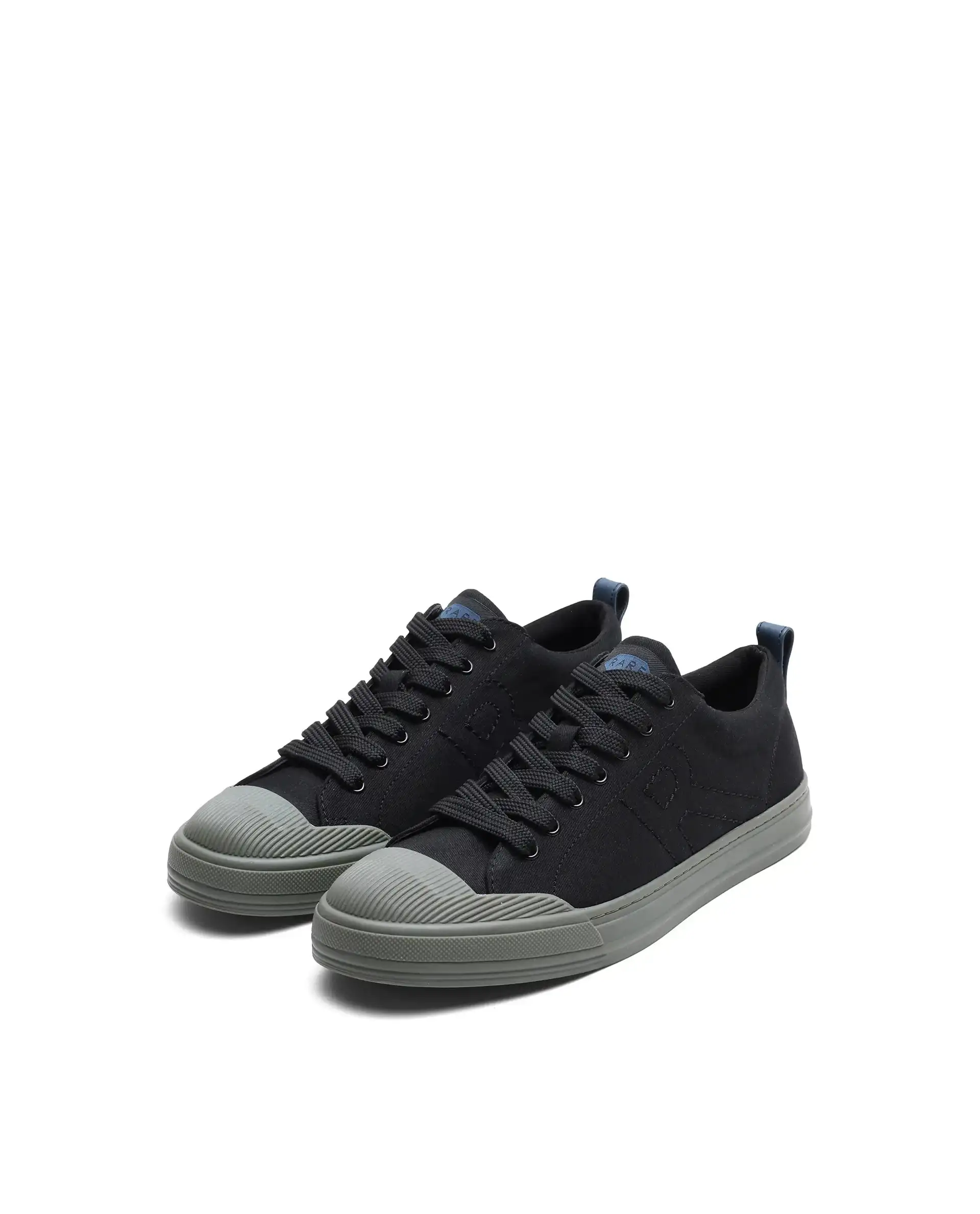 Rare Rabbit Men's Sauron 77 Black Canvas Fabric Sneaker - Image 3