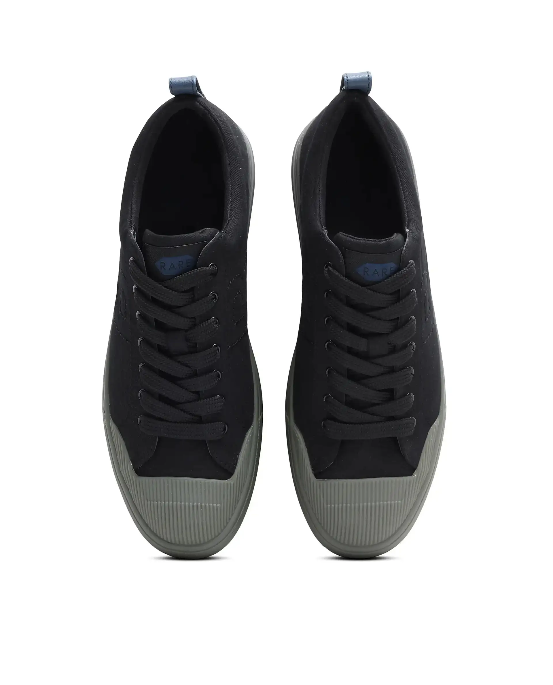 Rare Rabbit Men's Sauron 77 Black Canvas Fabric Sneaker - Image 5