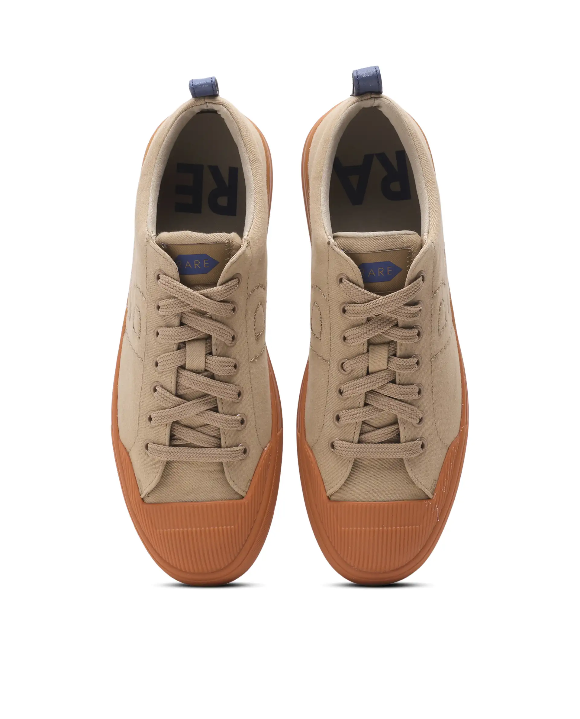 Rare Rabbit Men's Sauron 77 Tan Micro Leather Sneaker - Image 2