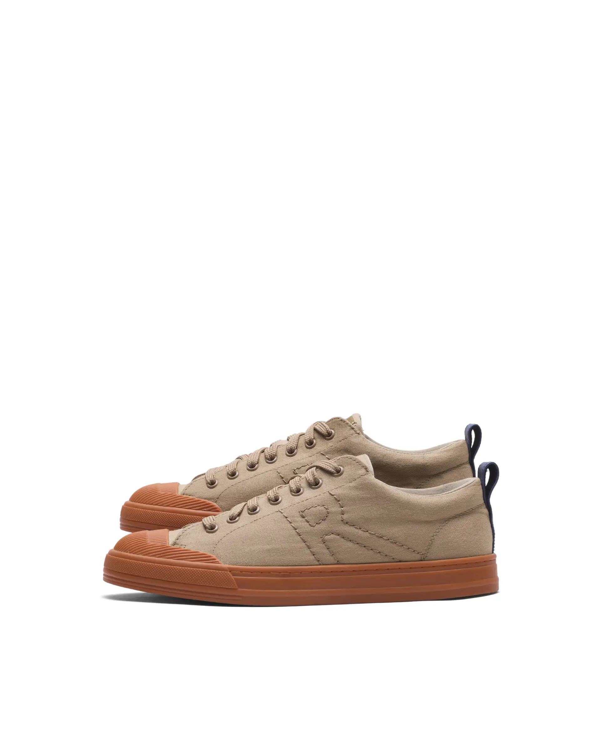 Rare Rabbit Men's Sauron 77 Tan Micro Leather Sneaker - Image 7