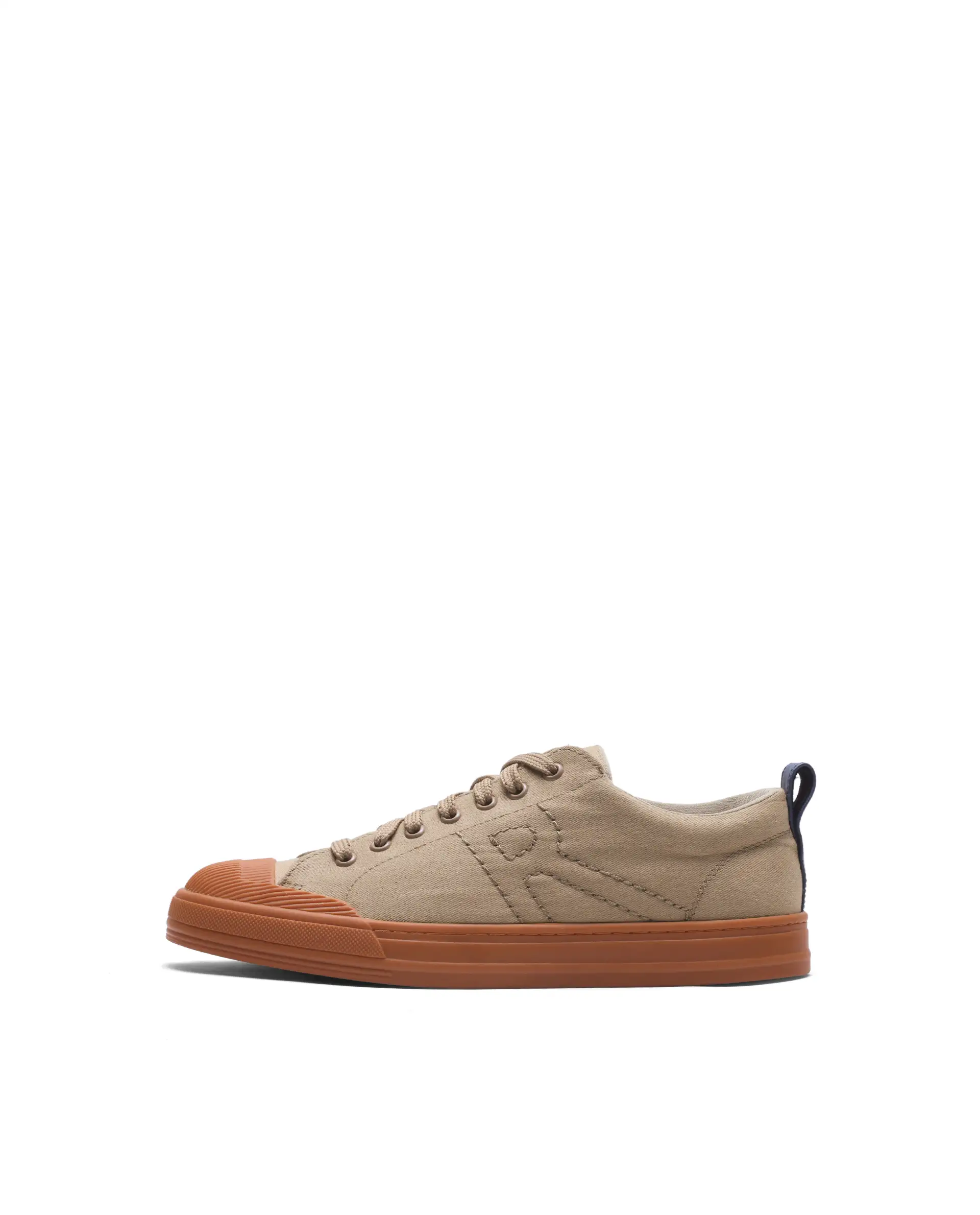 Rare Rabbit Men's Sauron 77 Tan Micro Leather Sneaker - Image 8
