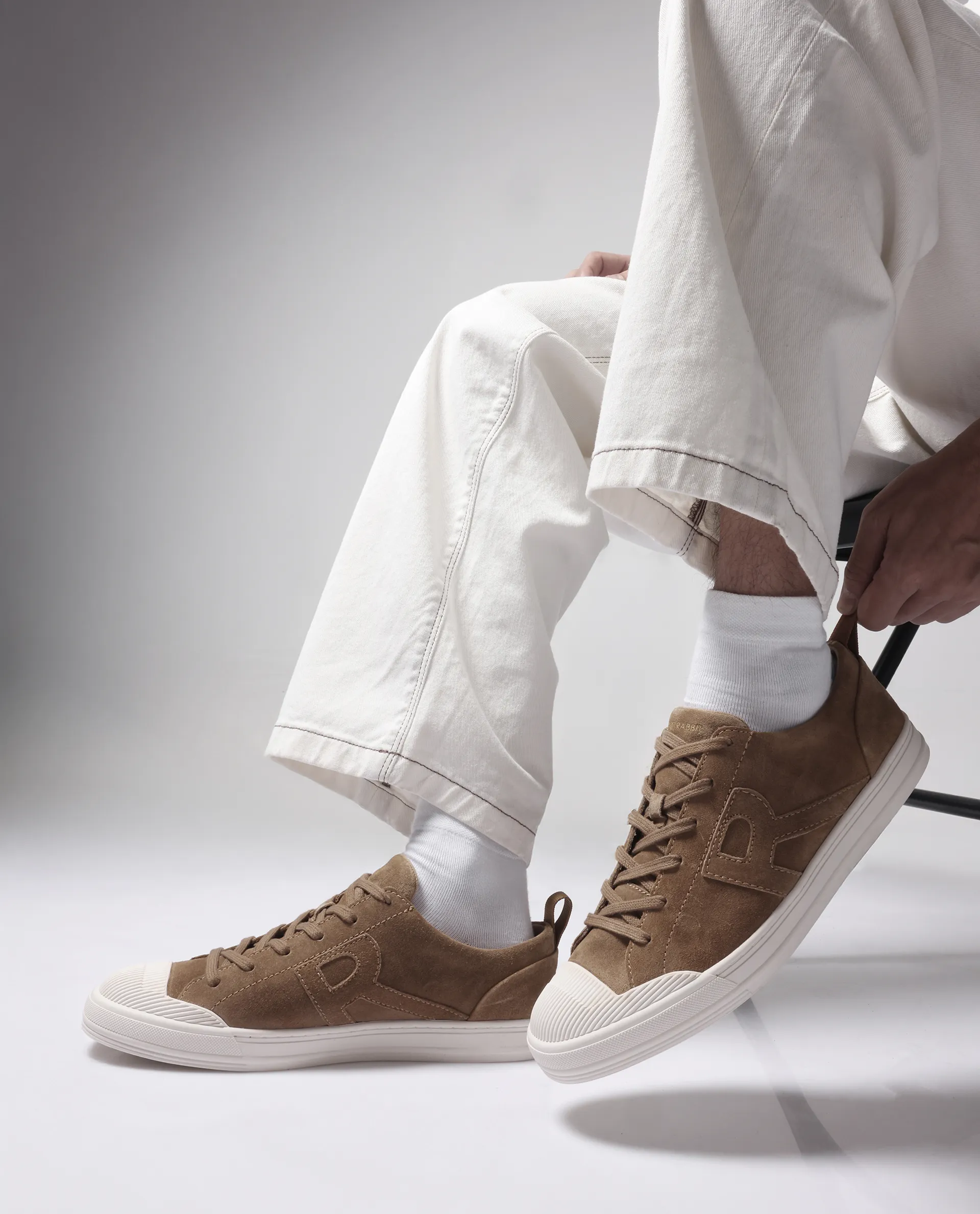 Rare Rabbit Men Sauron Camel Lace-Up Shoes - Image 2