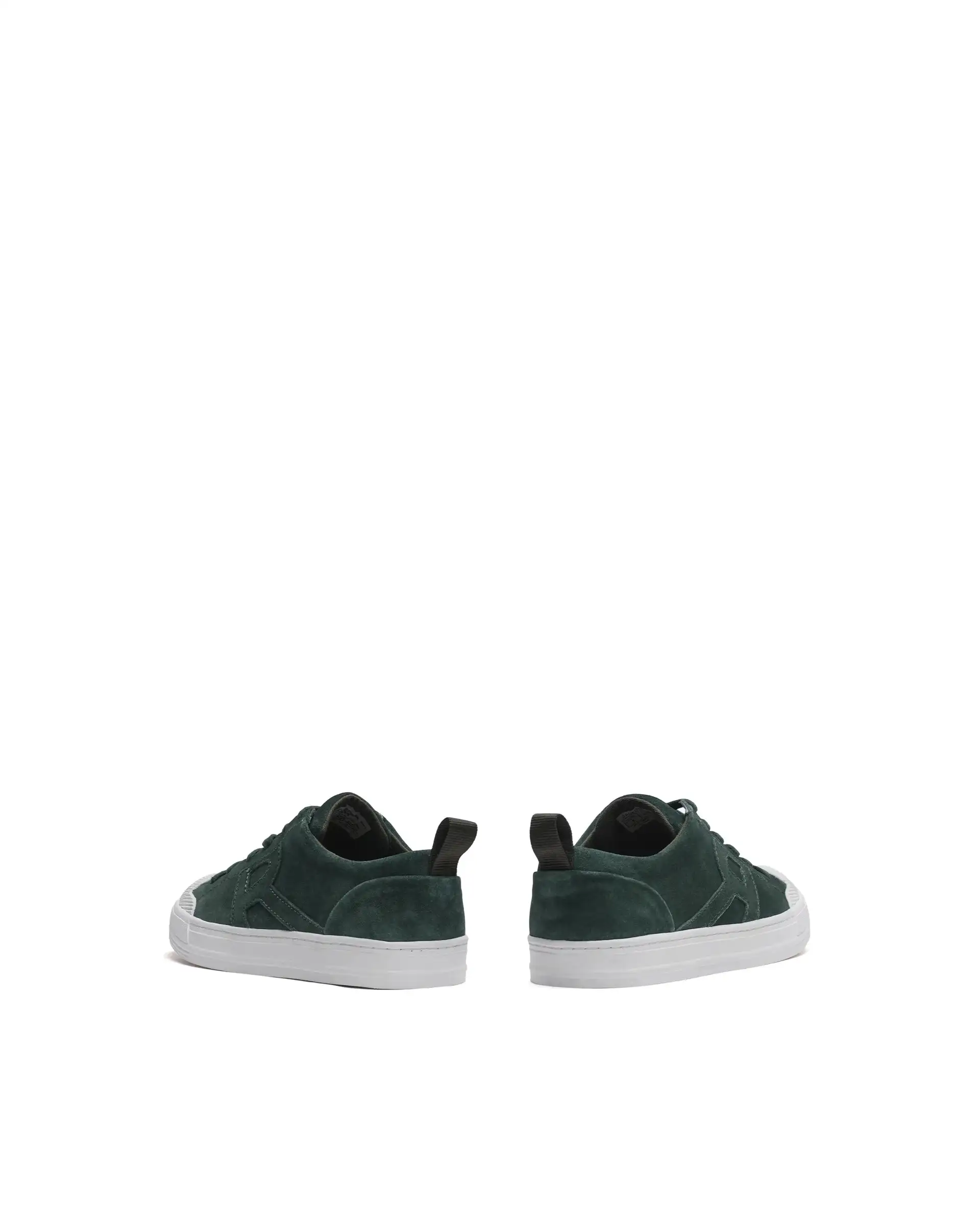 Rare Rabbit Men Sauron Green Round Toe Premium Suede Lace Up Low Top Sneaker Shoes - Image 6