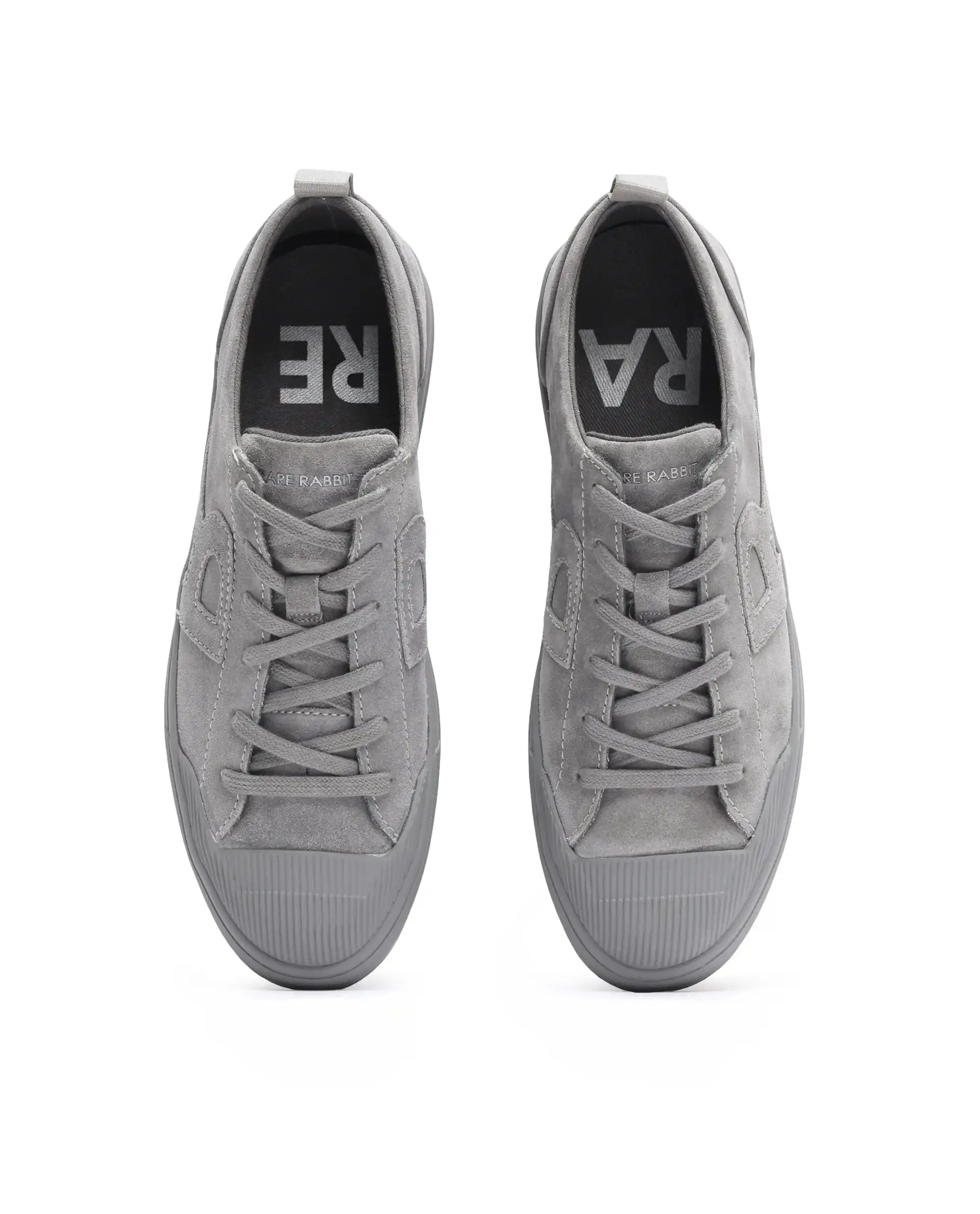 Rare Rabbit Men Sauron Light Grey Lace-Up Shoes - Image 4