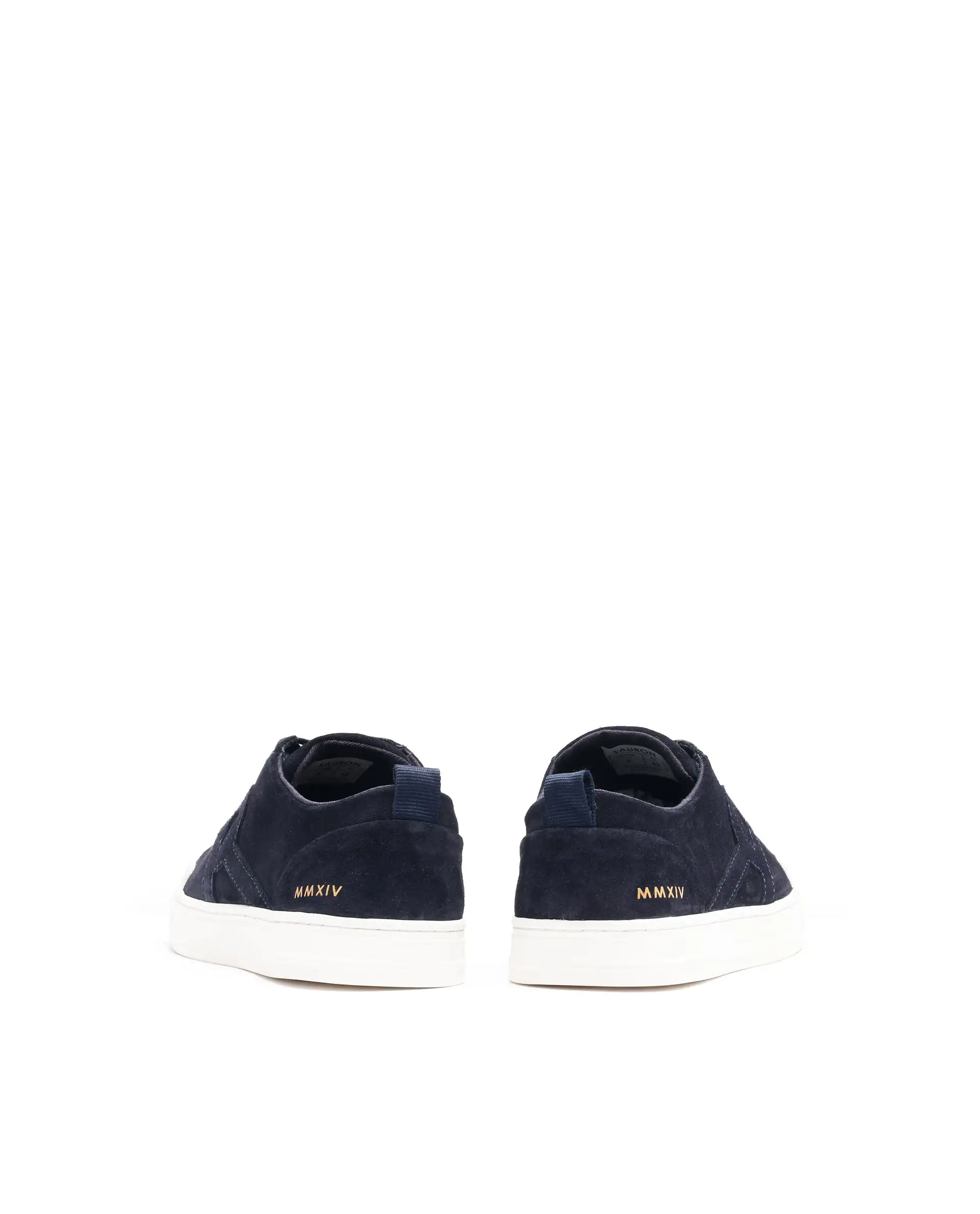 Rare Rabbit Mens Sauron Navy Round Toe Premium Suede Lace Up Low Top Sneaker Shoes - Image 6