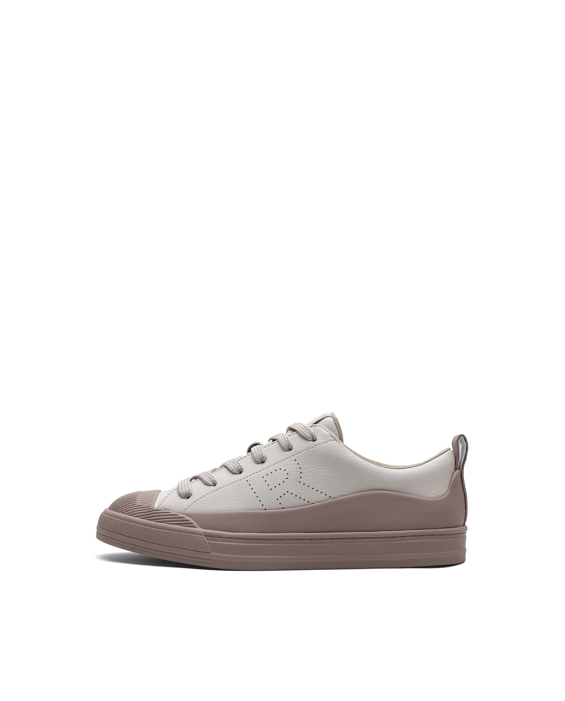 Rare Rabbit Men's Sauron Wave 24 Light Beige Micro Leather Sneaker - Image 7