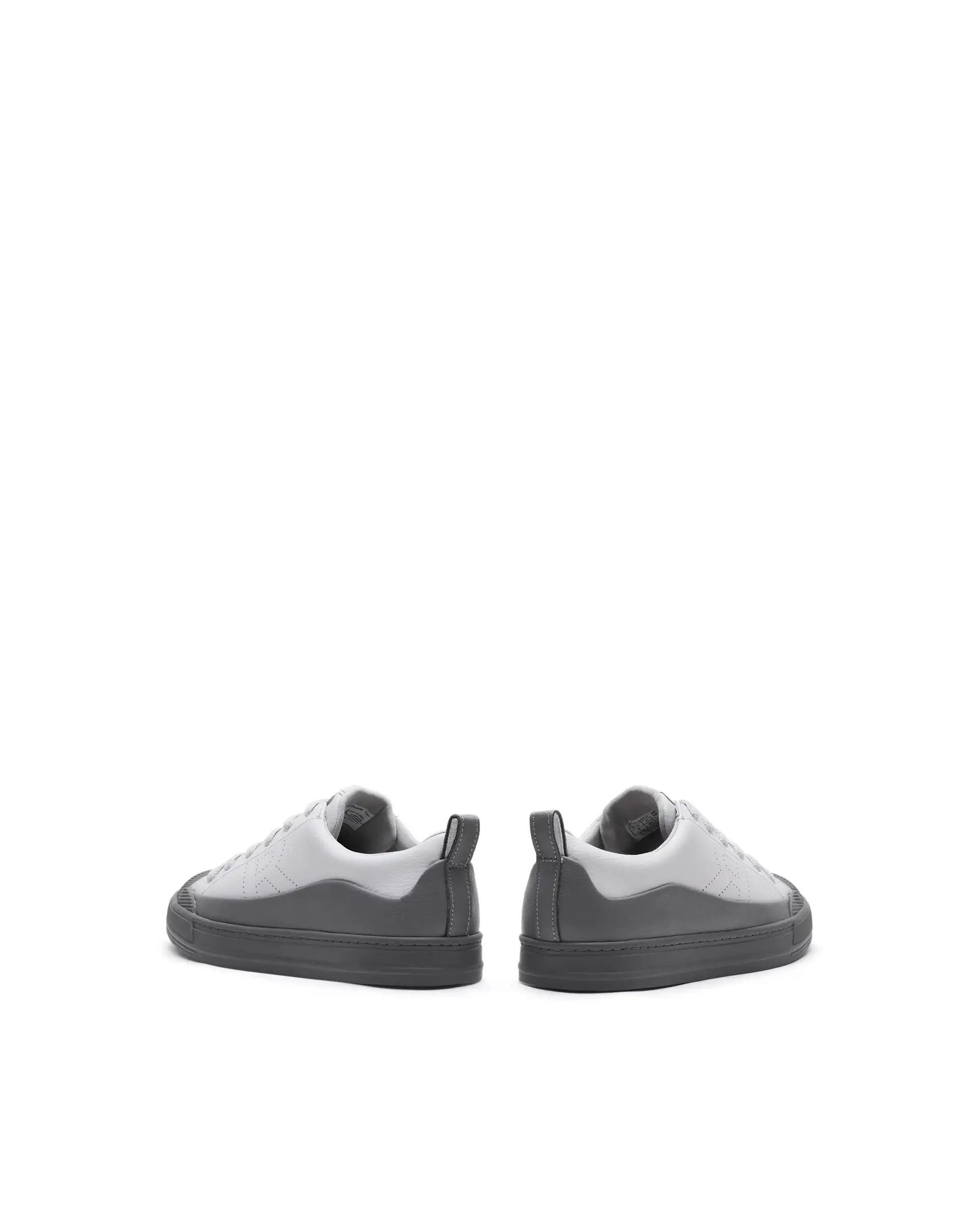 Rare Rabbit Men's Sauron Wave 24 Light Grey Micro Leather Sneaker - Image 7