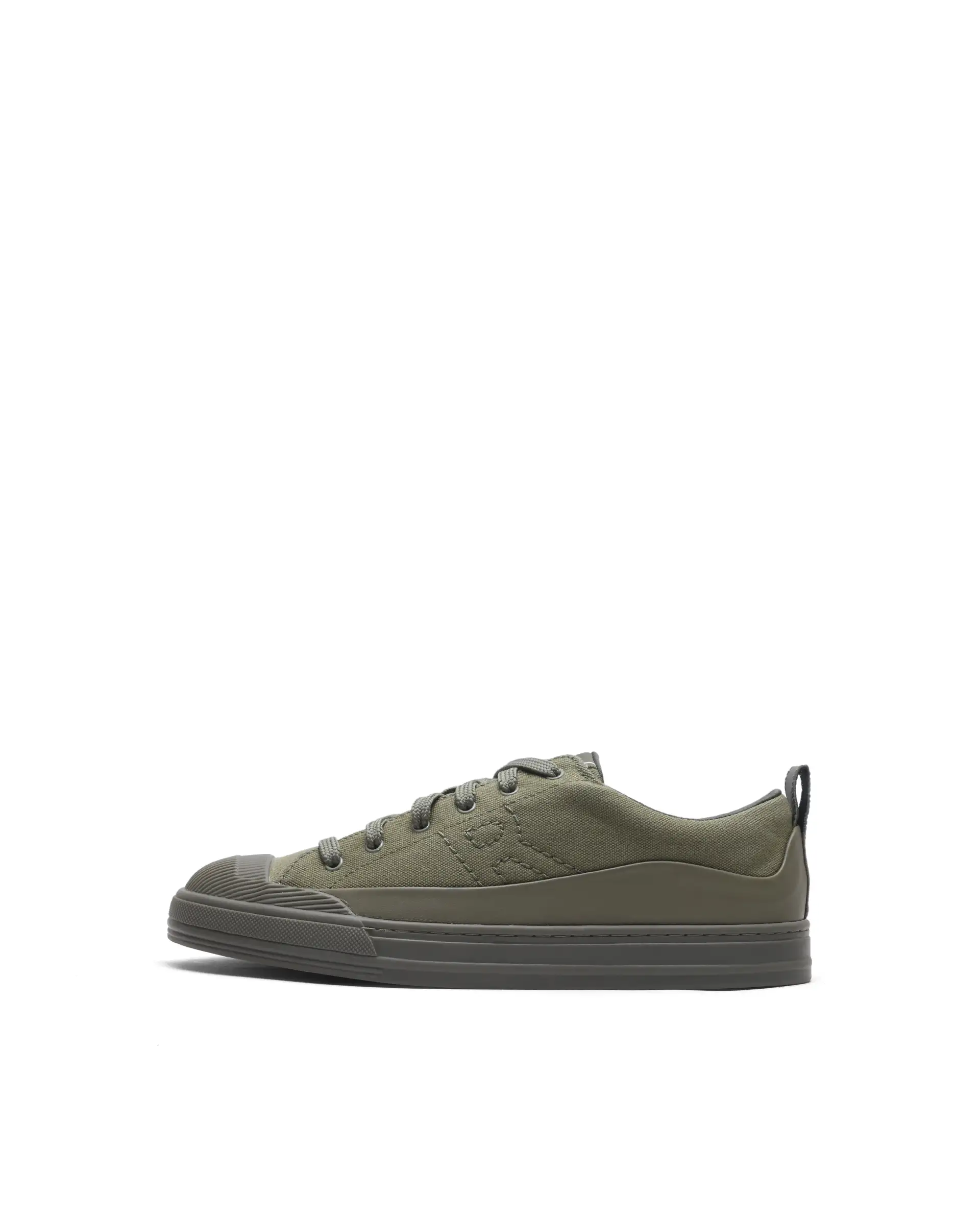 Rare Rabbit Men's Sauron Wave 60 Dark Olive Canvas Fabric Sneaker - Image 8