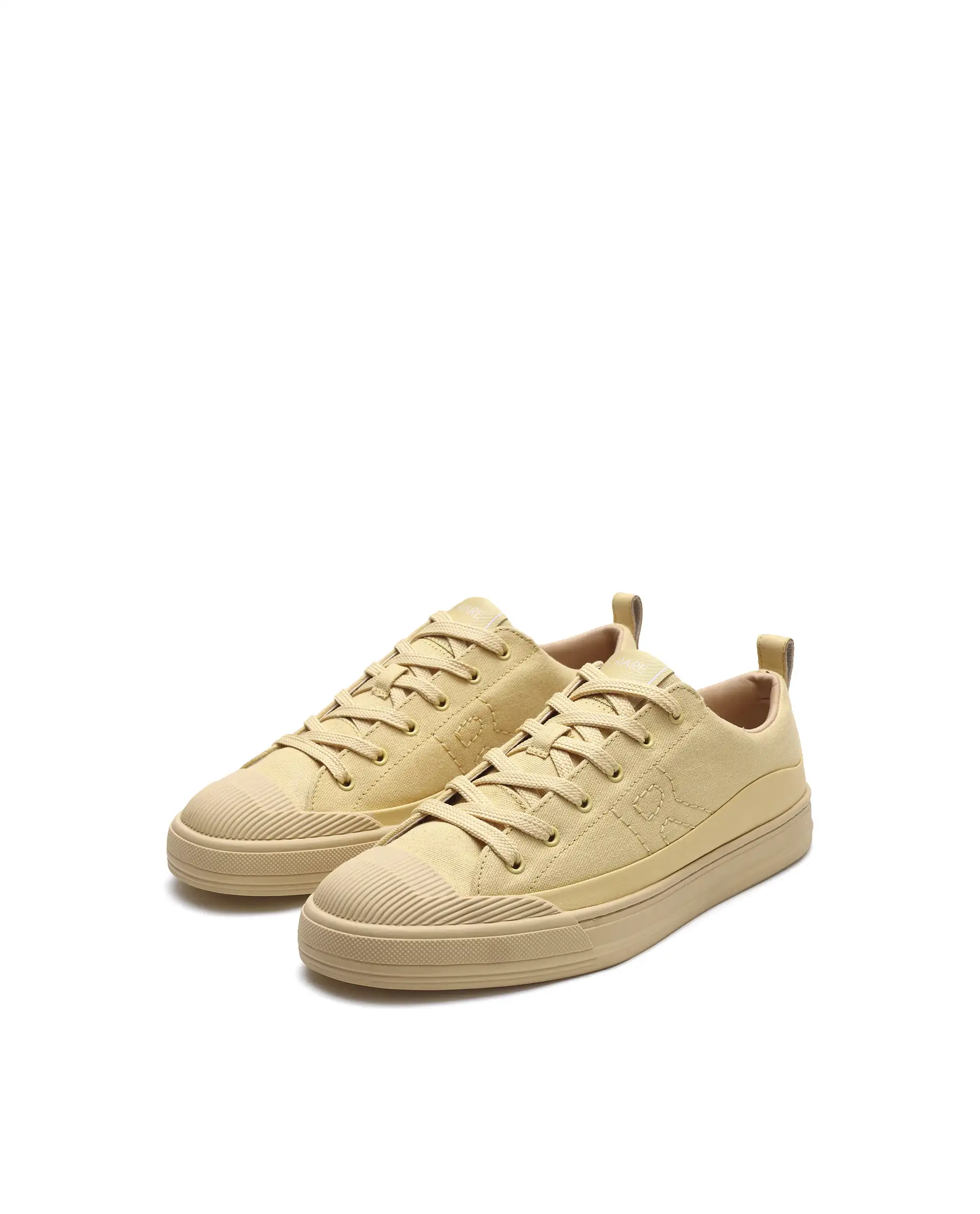 Rare Rabbit Men's Sauron Wave 60 Light Yellow Micro Leather Sneaker - Image 2