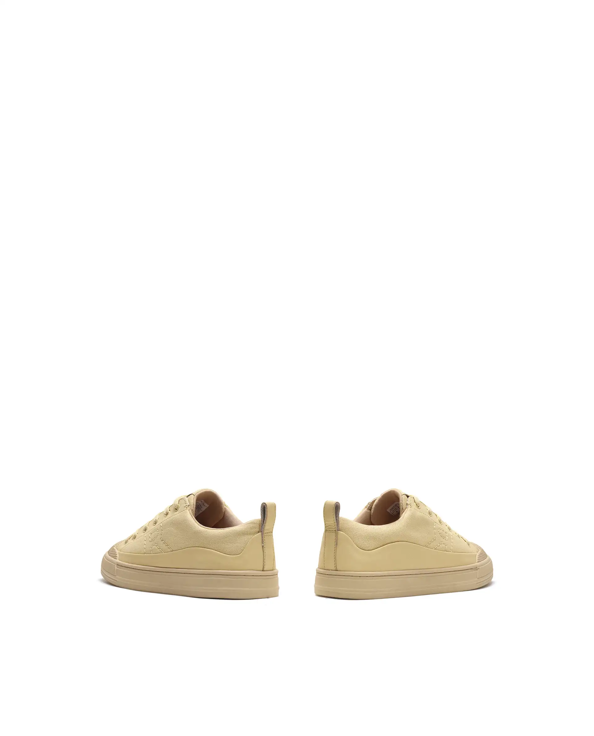 Rare Rabbit Men's Sauron Wave 60 Light Yellow Micro Leather Sneaker - Image 5