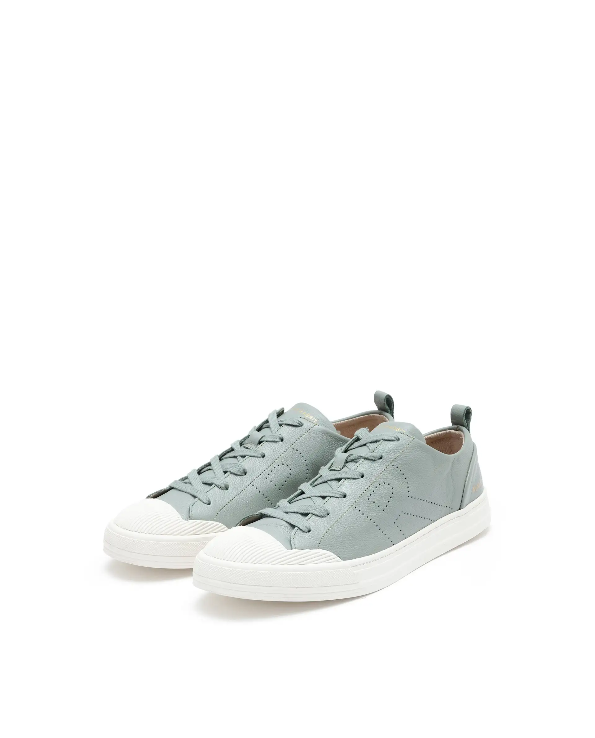 Rare Rabbit Mens Sauron Pro Sage Premium Milled Leather Lace Up Low Top Round Toe Sneaker Shoes - Image 3