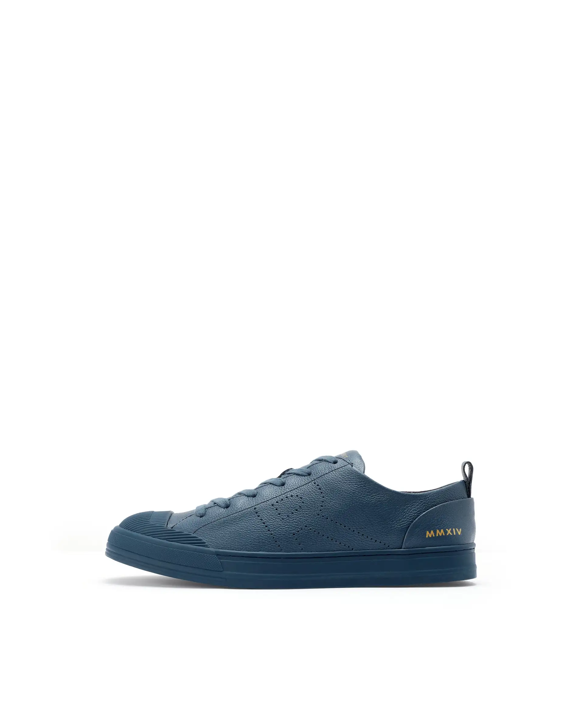 Rare Rabbit Mens Sauron Pro Teal Premium Milled Leather Lace Up Low Top Round Toe Sneaker Shoes - Image 8