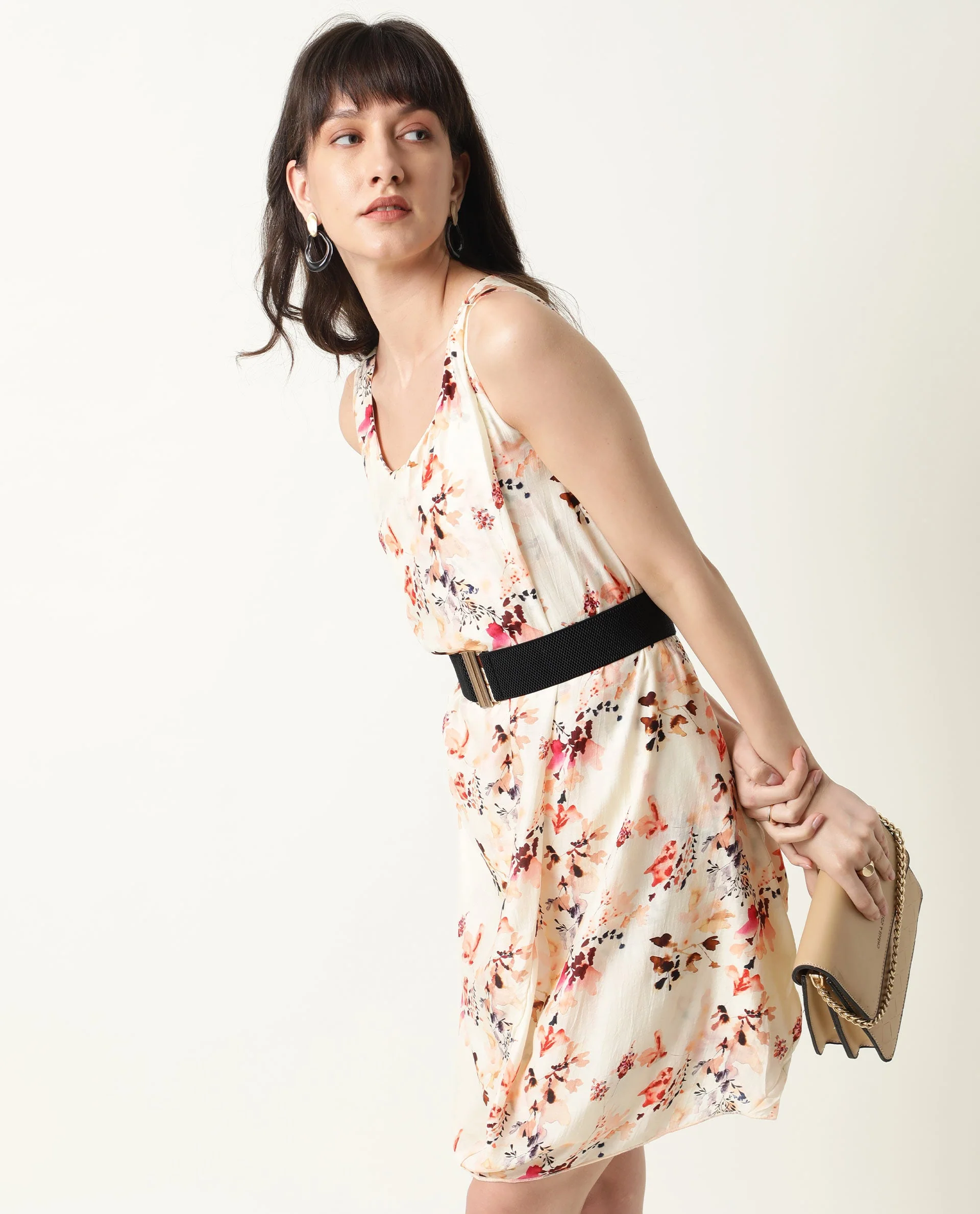 Rareism Women's Savana Beige Dress - Image 4