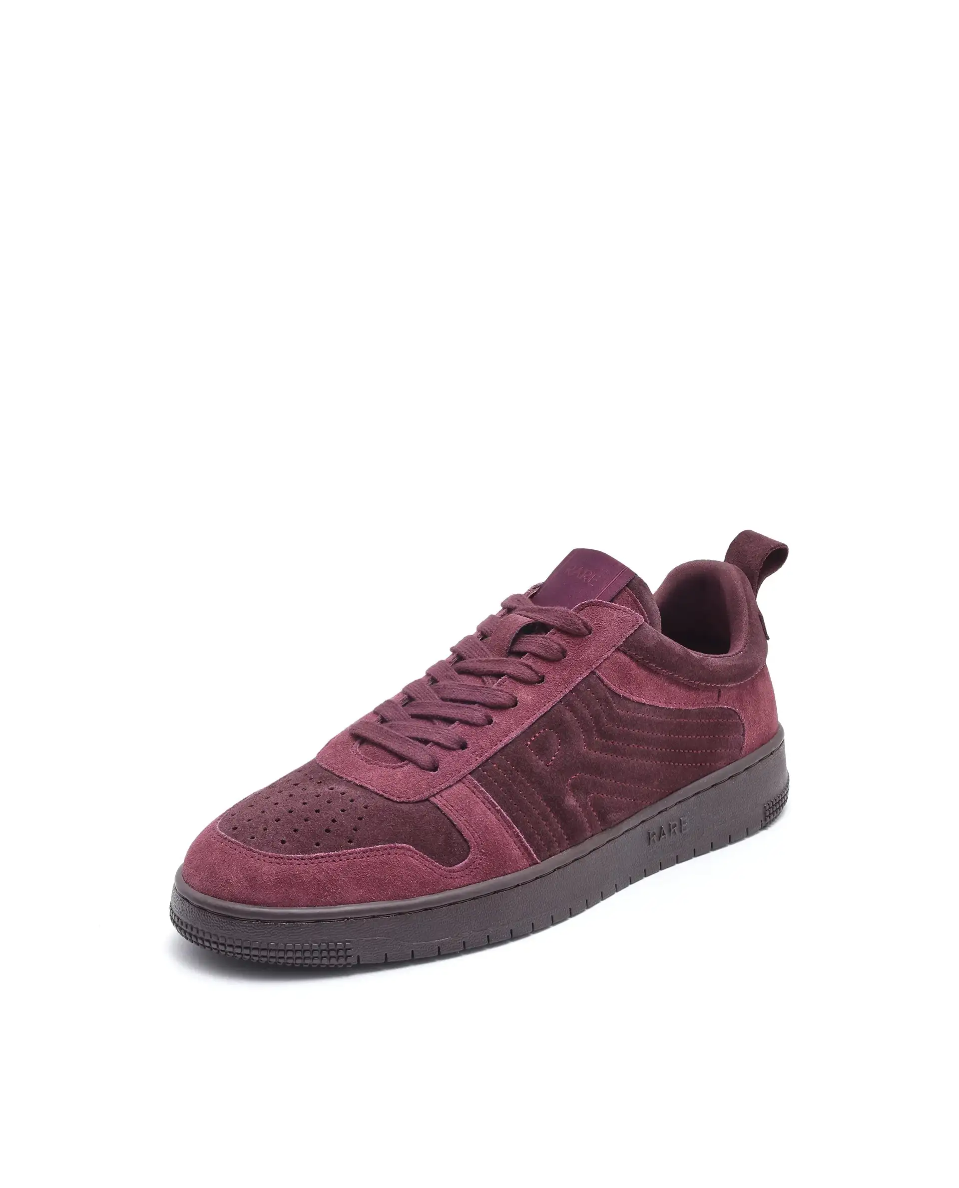 Rare Rabbit Men Senab Purple Genuine Suede Leather Low-Top Lace Up Sneaker Shoes - Image 8