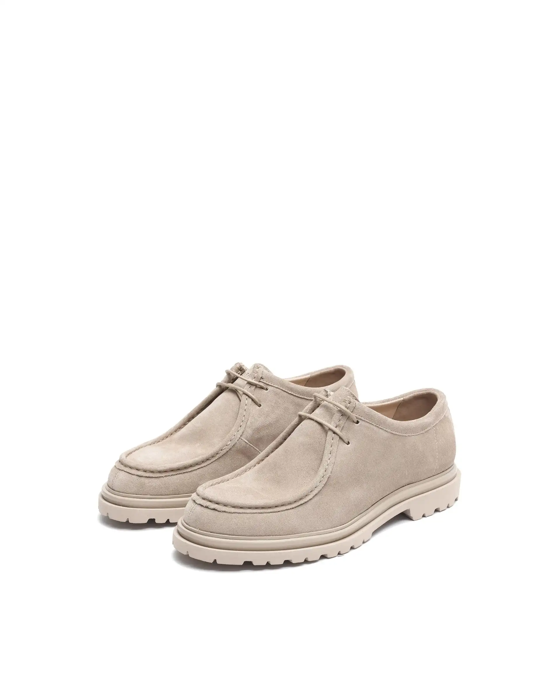 Rare Rabbit Men Seoul Light Beige Lace-Up Shoes - Image 2