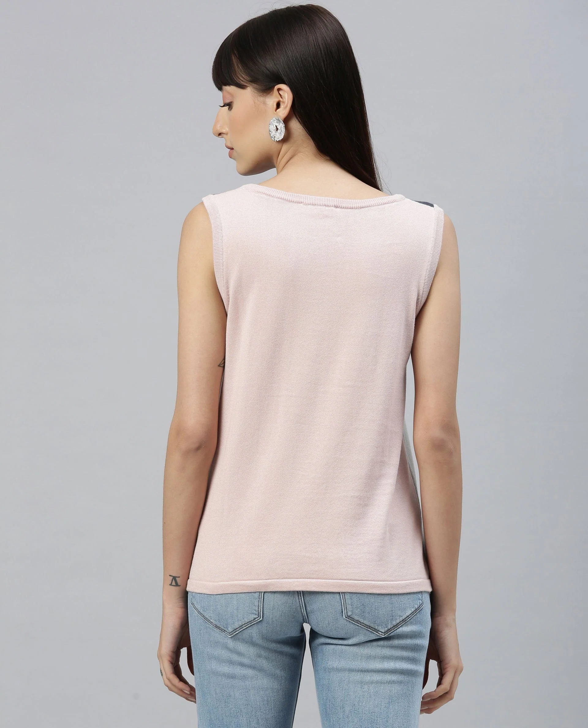 Rareism Women Sephora Pink Top Sleeveless - Image 4